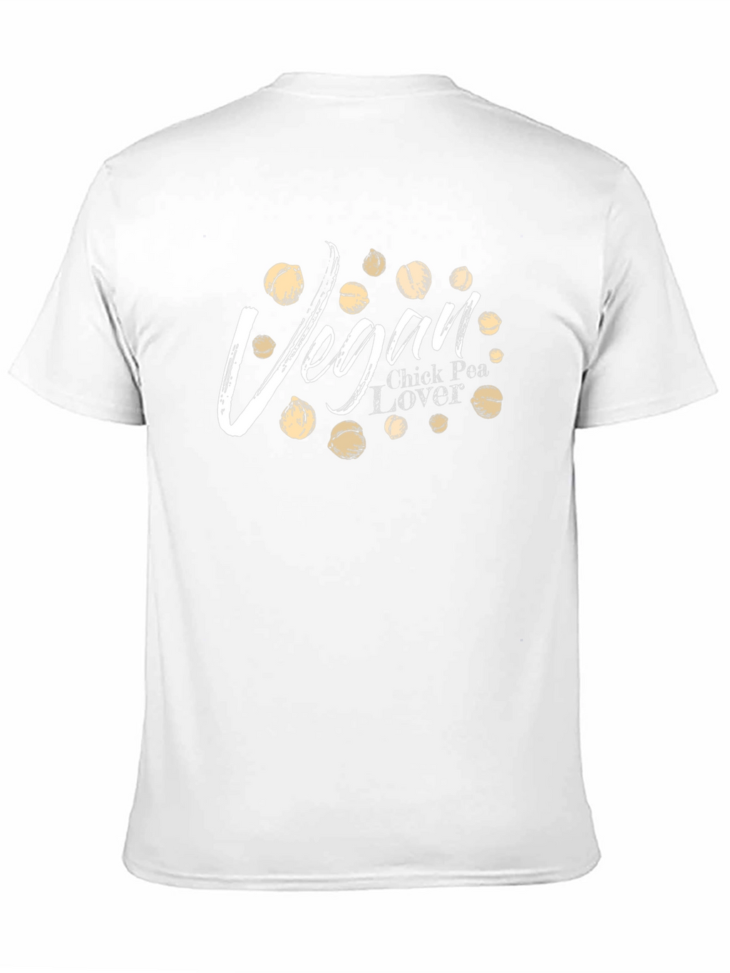 Vegan Chick Pea Lover Black T-Shirt