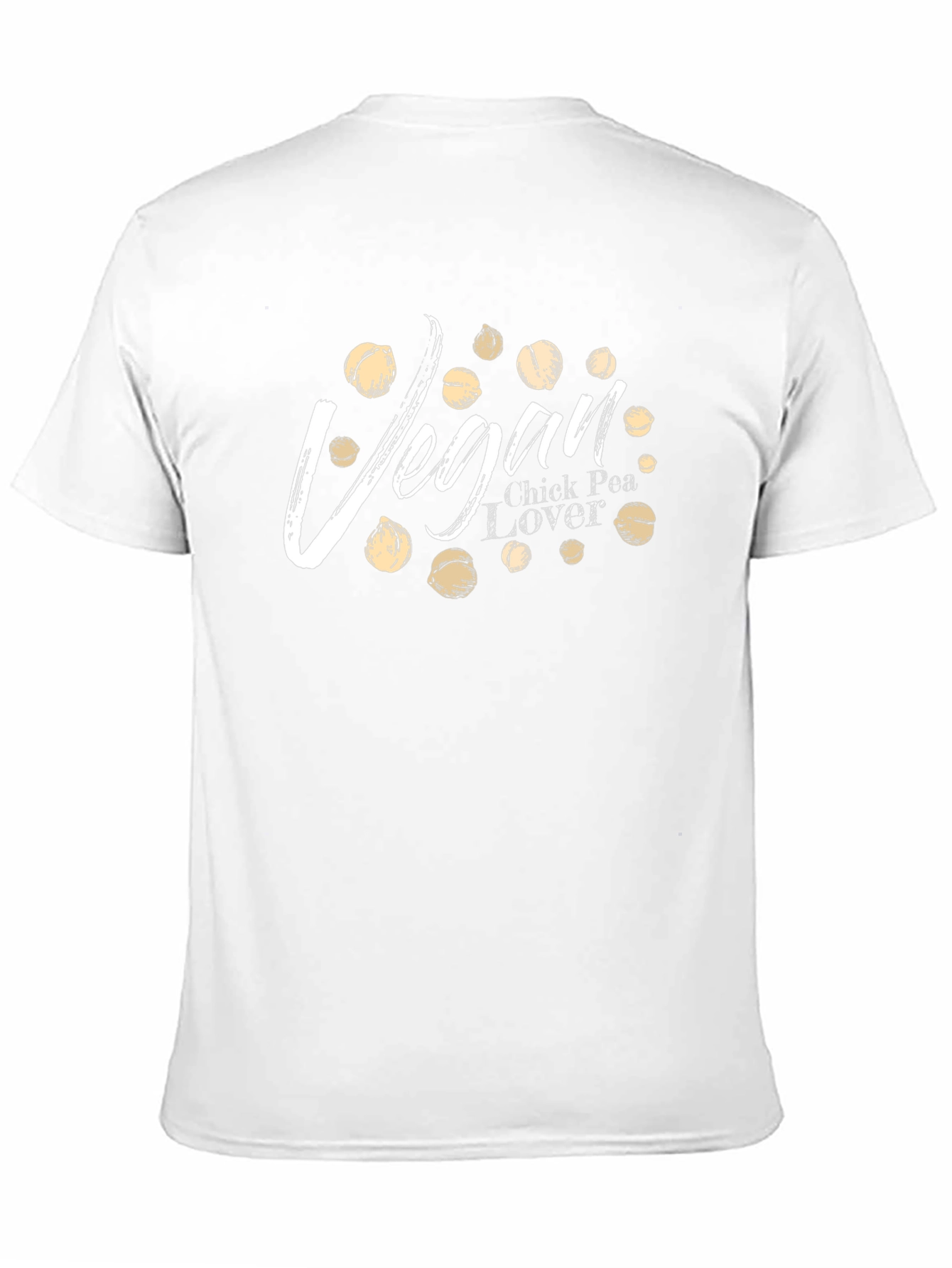 Vegan Chick Pea Lover Black T-Shirt