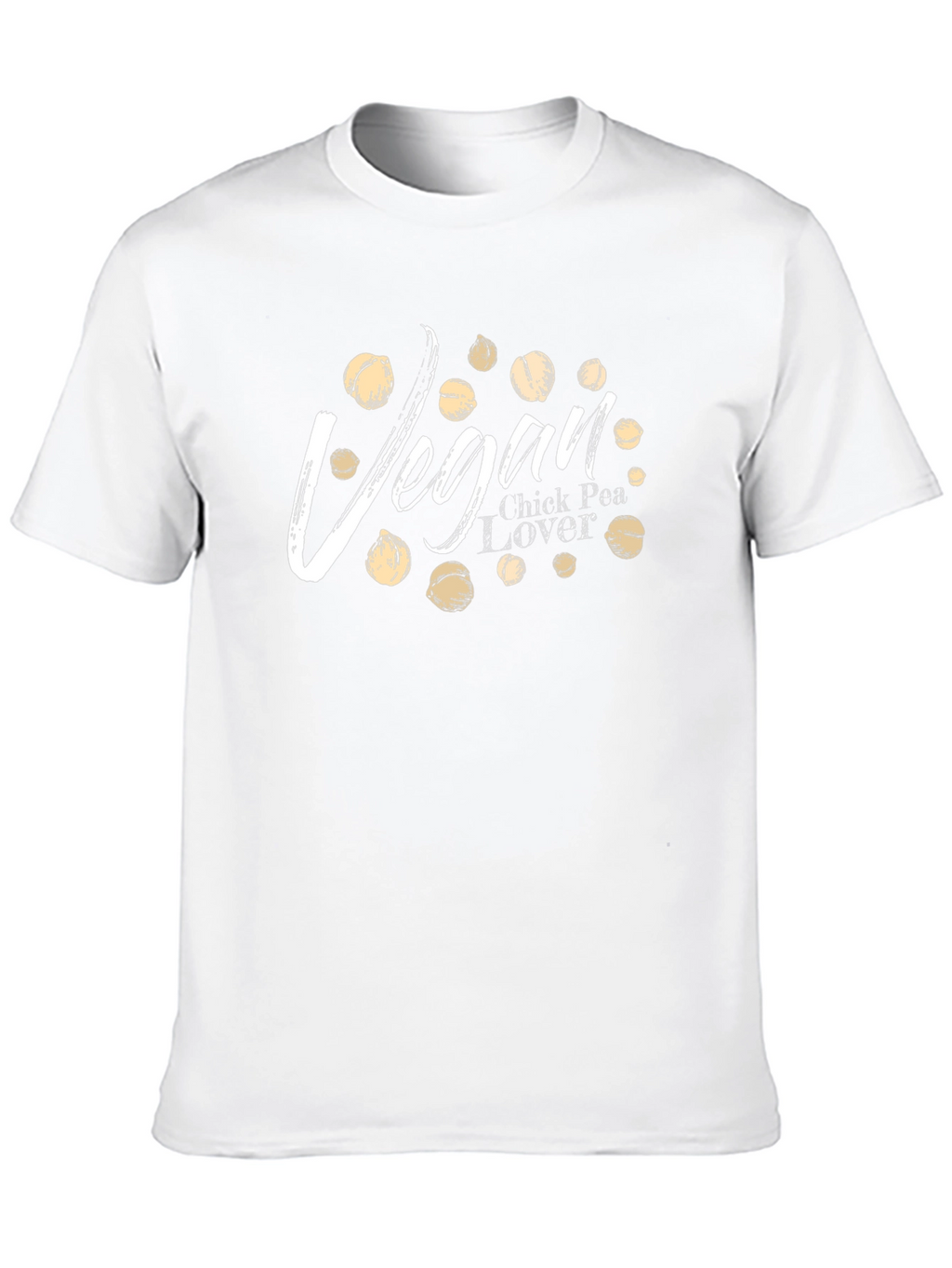 Vegan Chick Pea Lover Black T-Shirt