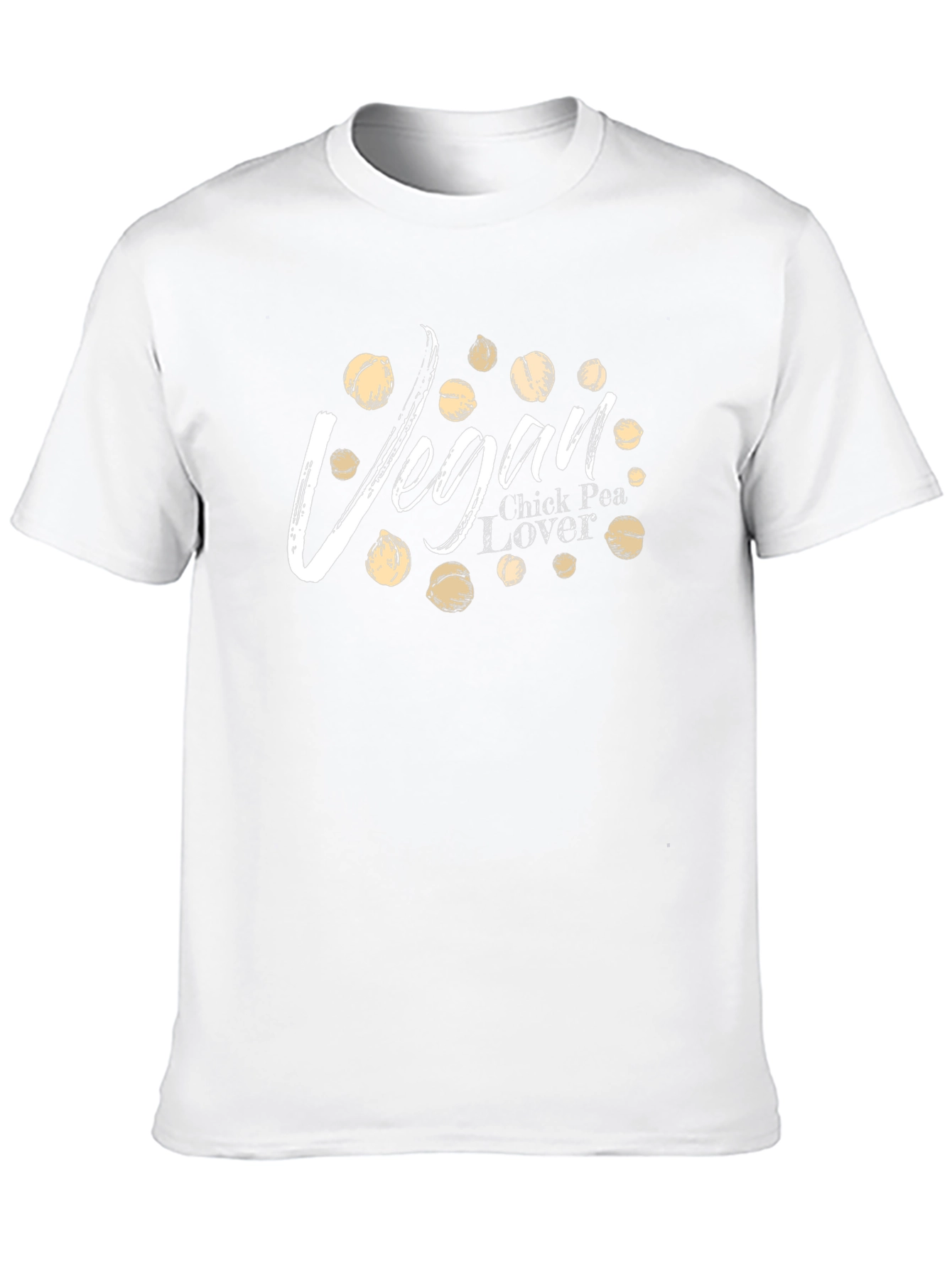 Vegan Chick Pea Lover Black T-Shirt