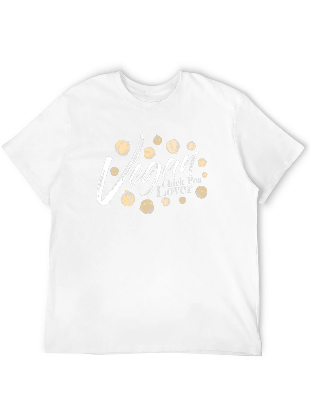 Vegan Chick Pea Lover Black T-Shirt