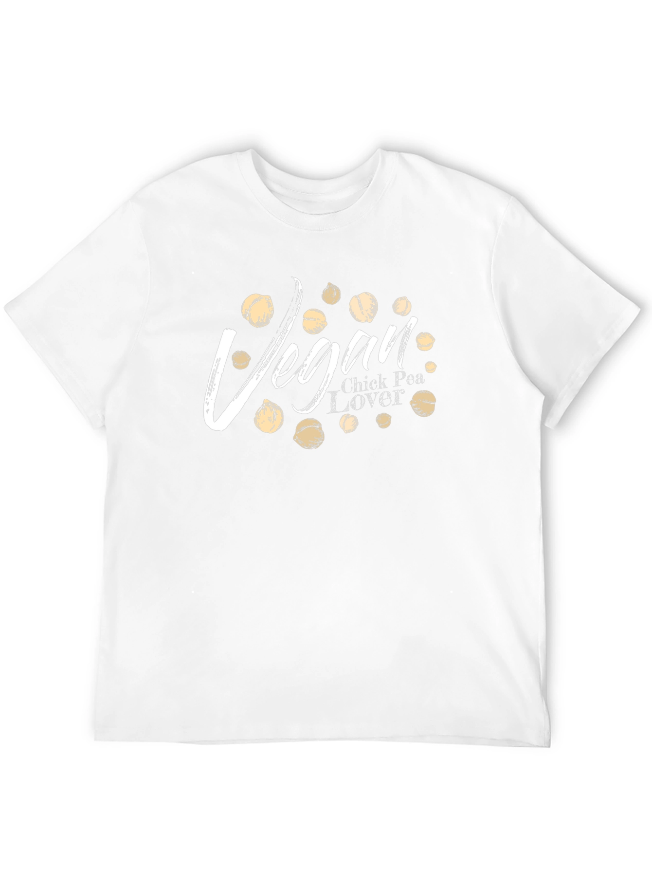 Vegan Chick Pea Lover Black T-Shirt