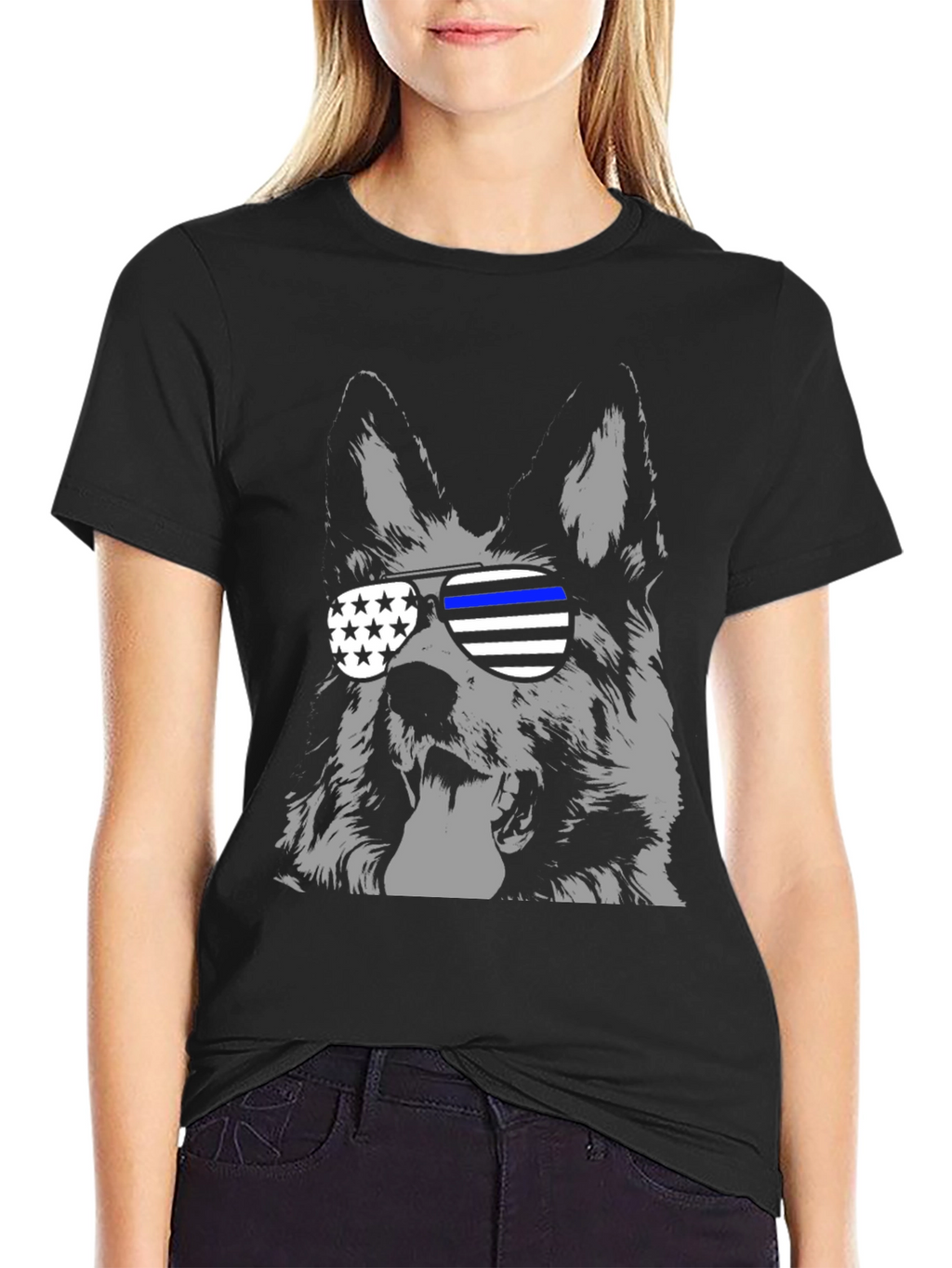 Cool Dog T-Shirt with Sunglasses