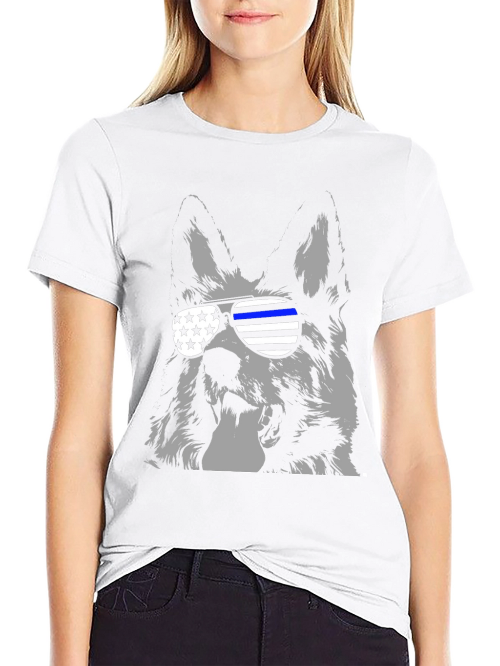 Cool Dog T-Shirt with Sunglasses