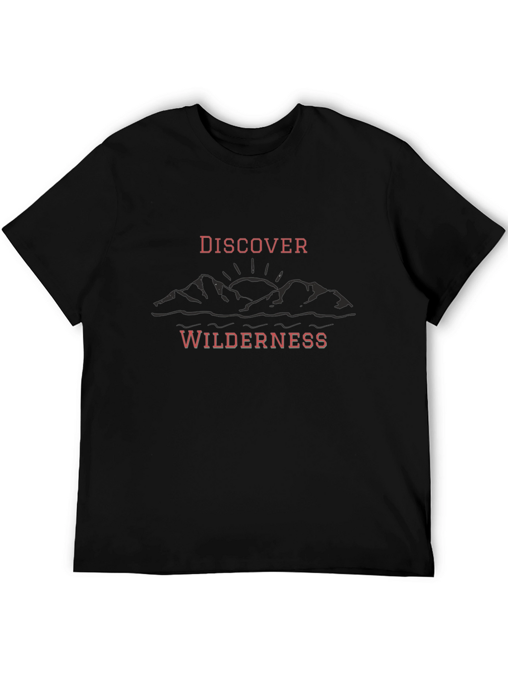Discover Wilderness Graphic T-Shirt - Black