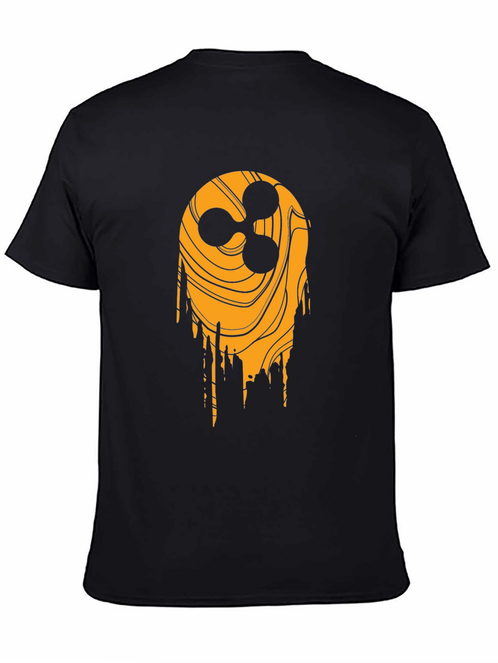 Ripple Crypto Black T-Shirt