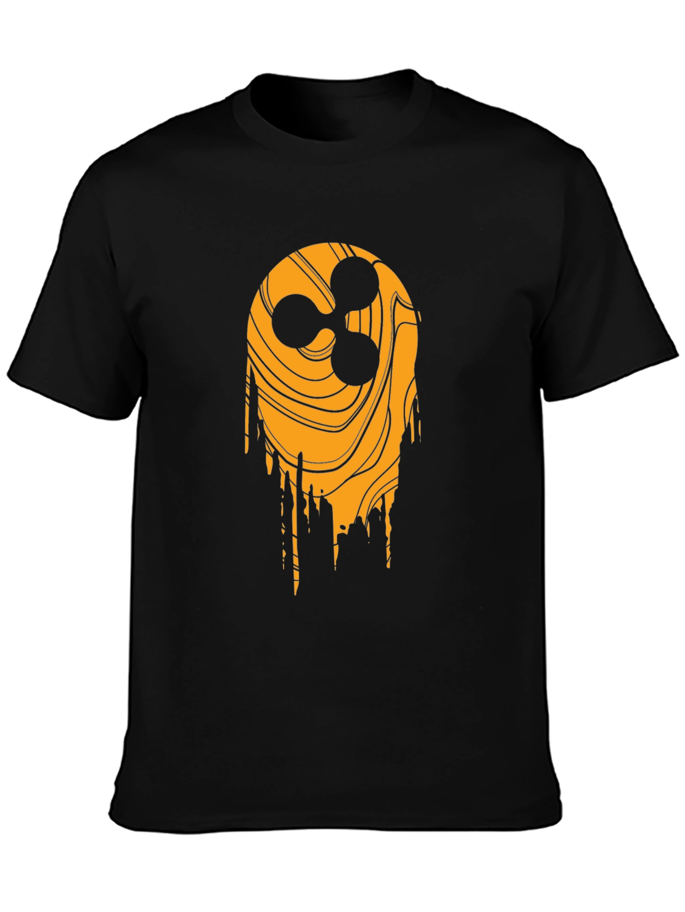 Ripple Crypto Black T-Shirt