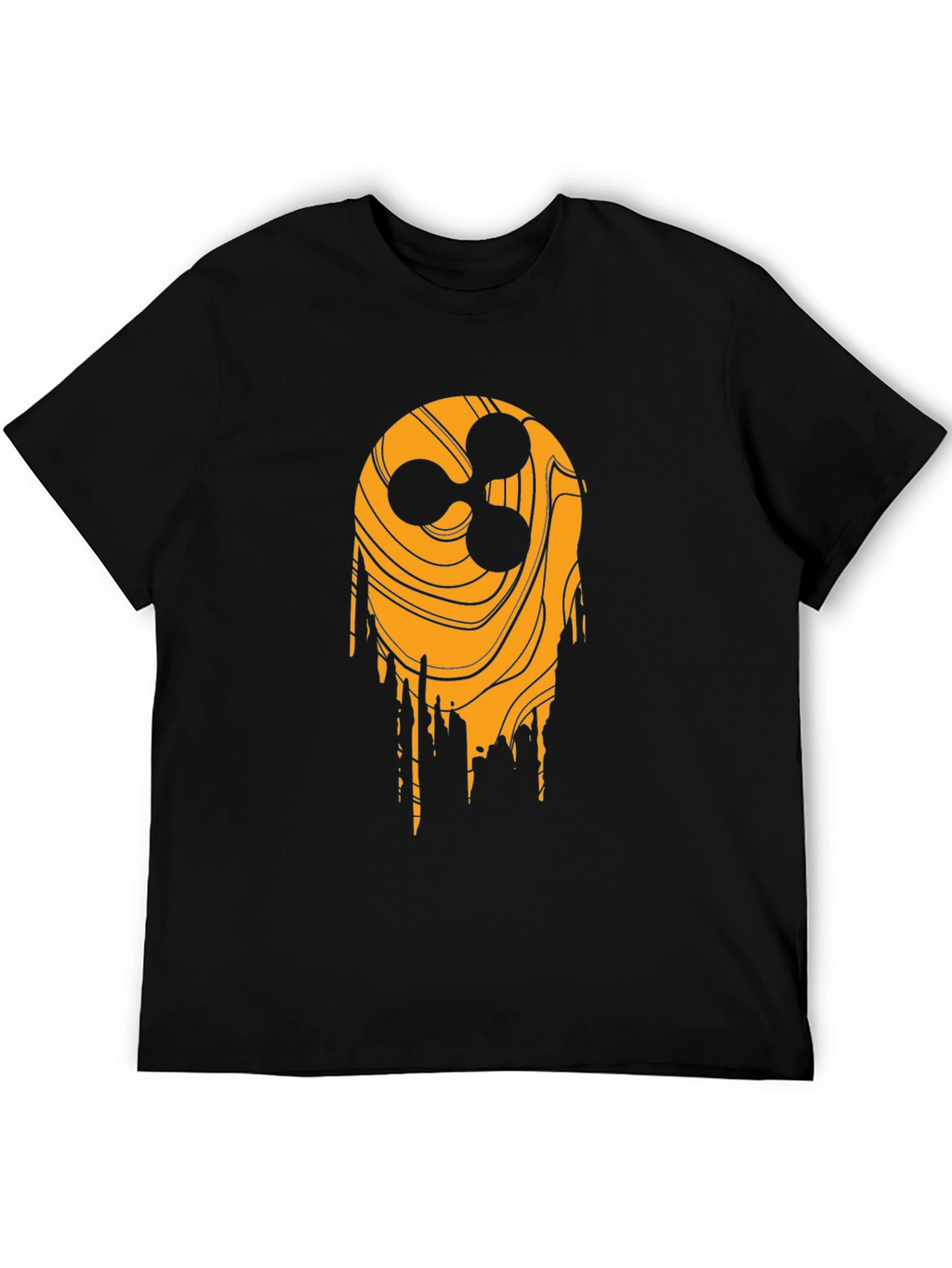 Ripple Crypto Black T-Shirt