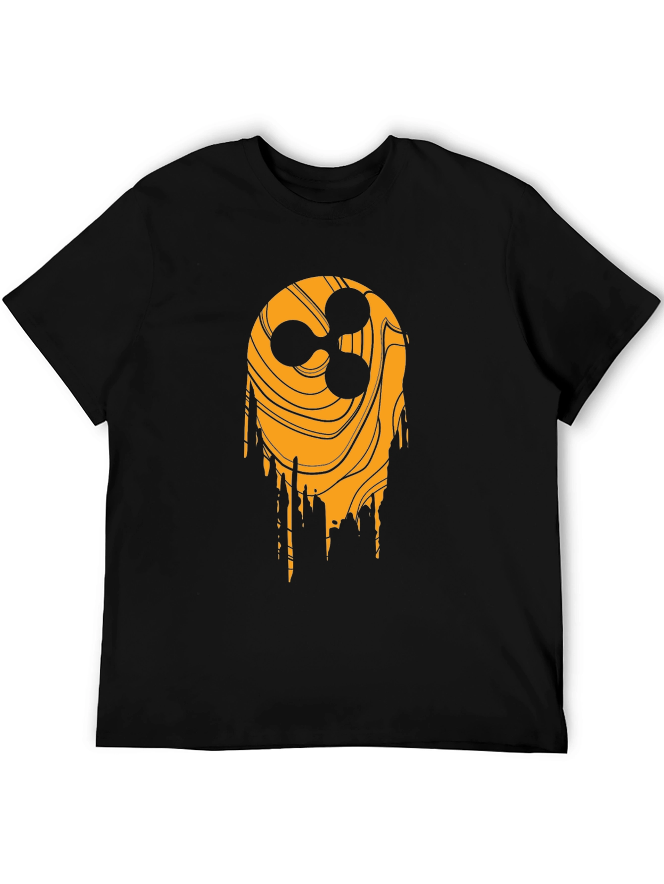 Ripple Crypto Black T-Shirt
