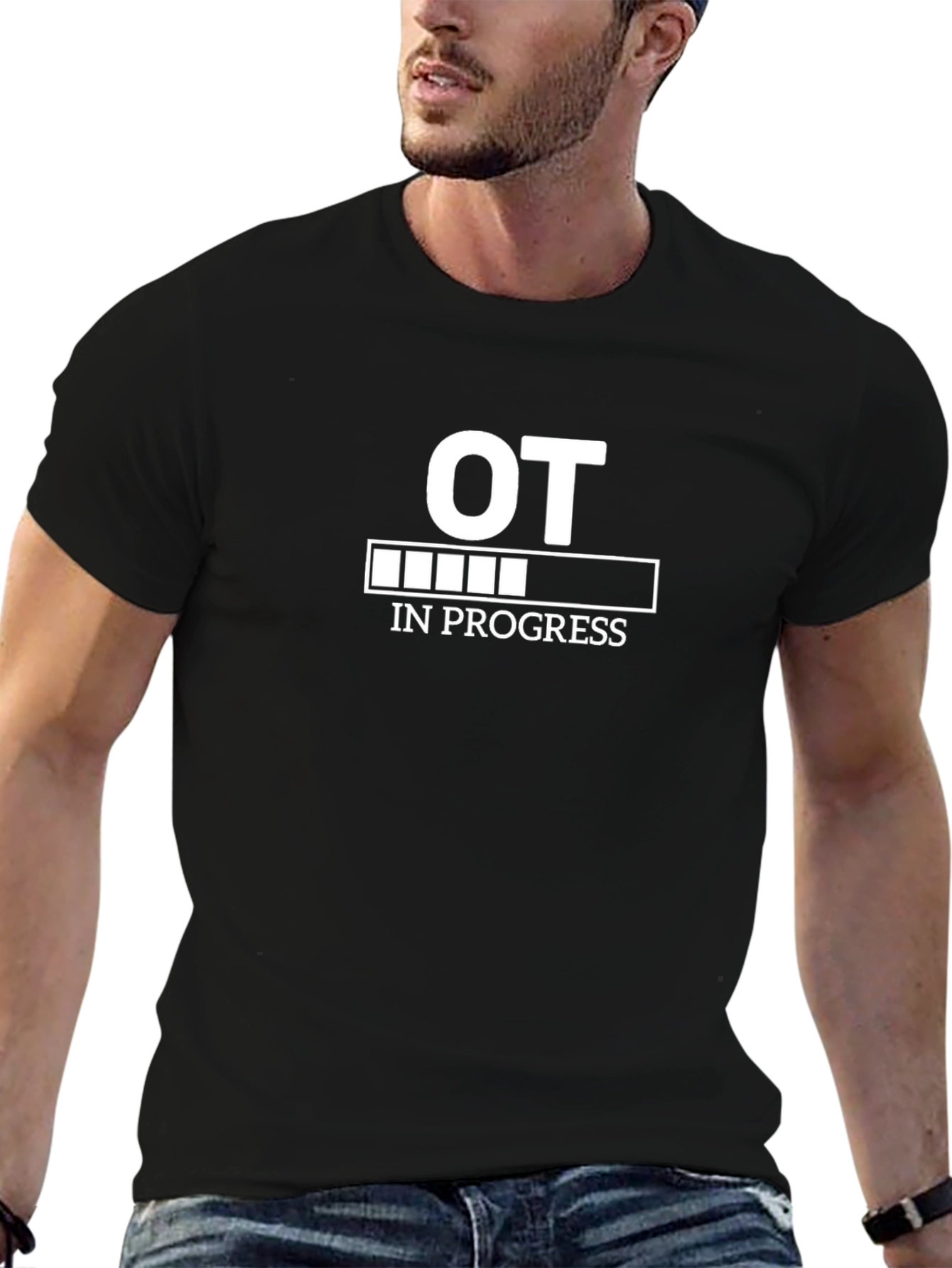 OT In Progress T-Shirt - Funny Occupational Therapy Tee