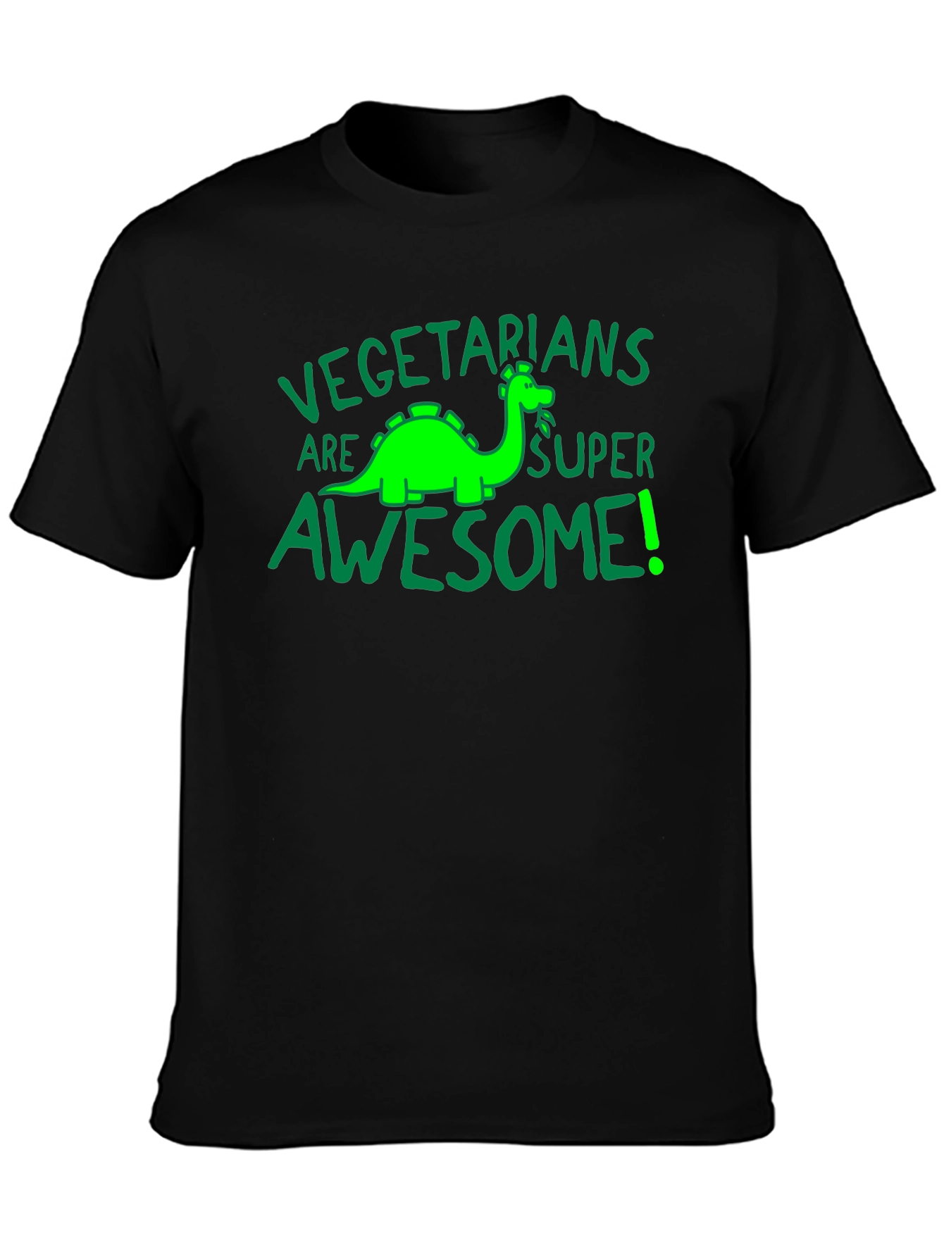 Vegetarian Dinosaur T-Shirt - Super Awesome Tee