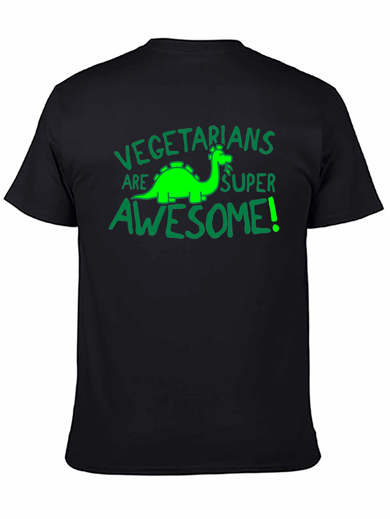 Vegetarian Dinosaur T-Shirt - Super Awesome Tee