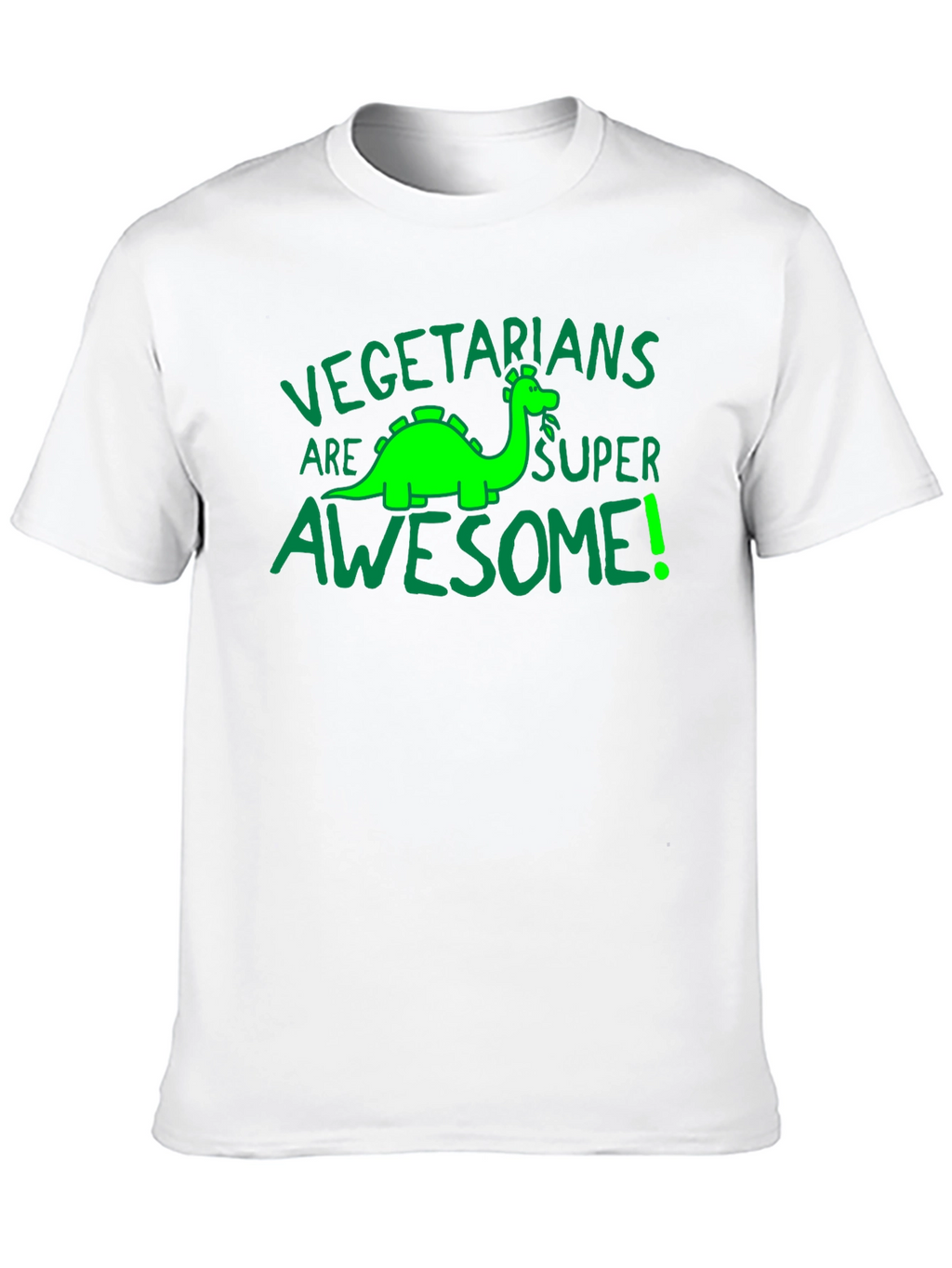 Vegetarian Dinosaur T-Shirt - Super Awesome Tee