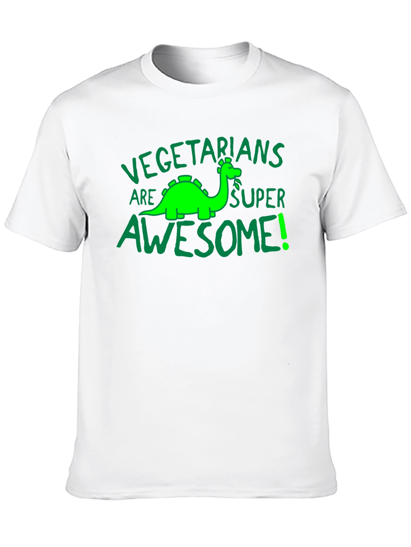 Vegetarian Dinosaur T-Shirt - Super Awesome Tee
