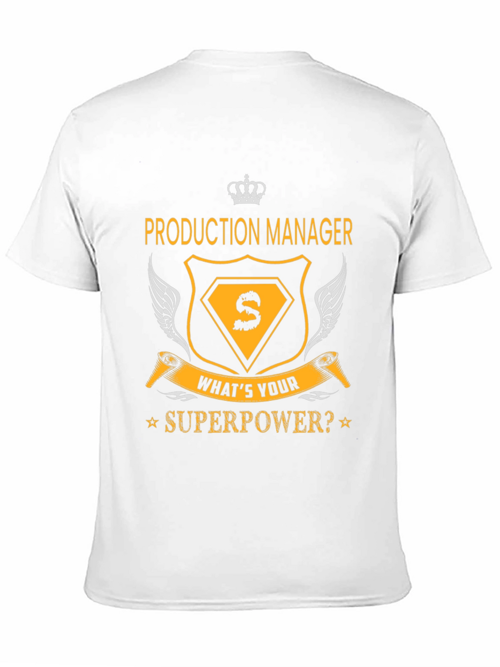Production Manager Superpower Black T-Shirt