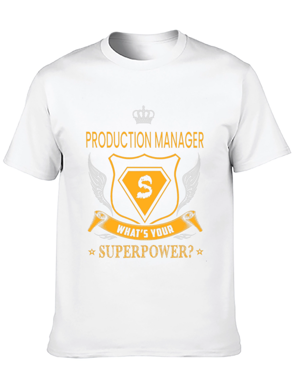 Production Manager Superpower Black T-Shirt