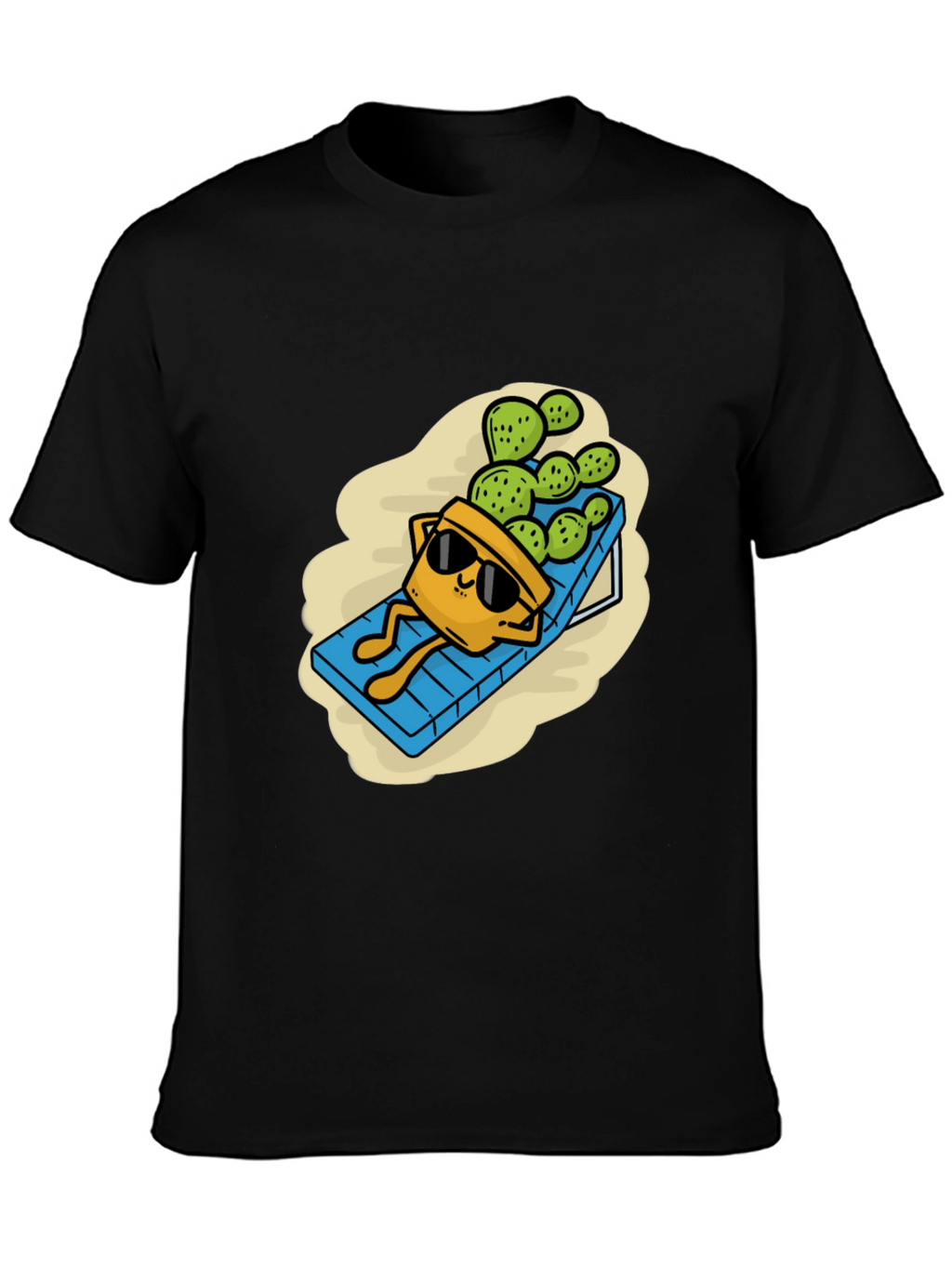 Relaxing Cactus T-Shirt - Funny Graphic Tee
