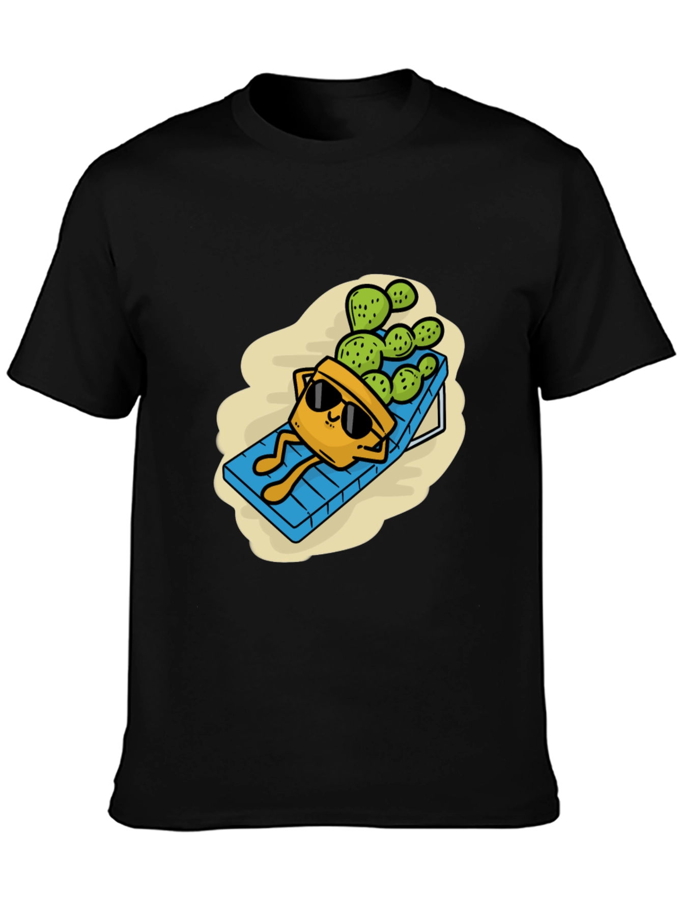 Relaxing Cactus T-Shirt - Funny Graphic Tee