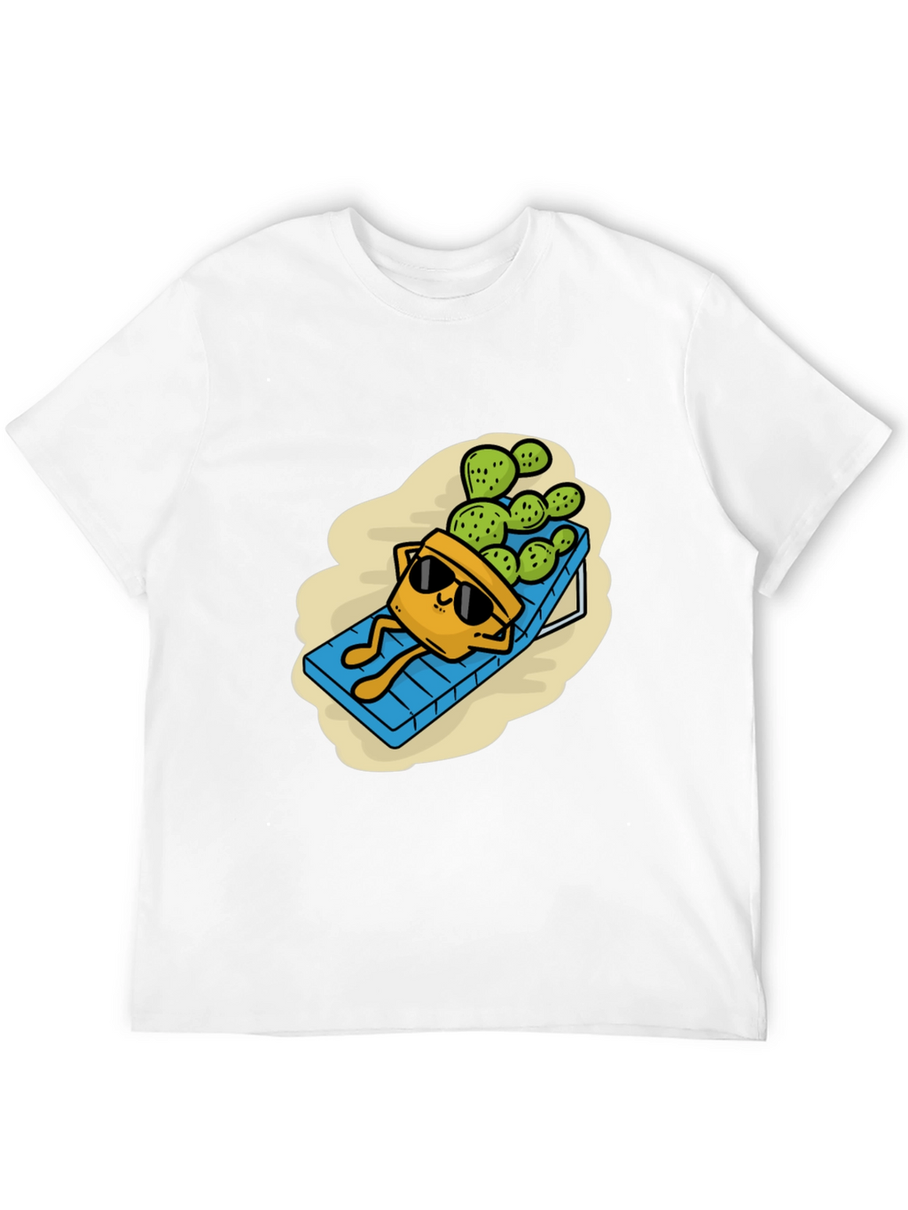 Relaxing Cactus T-Shirt - Funny Graphic Tee