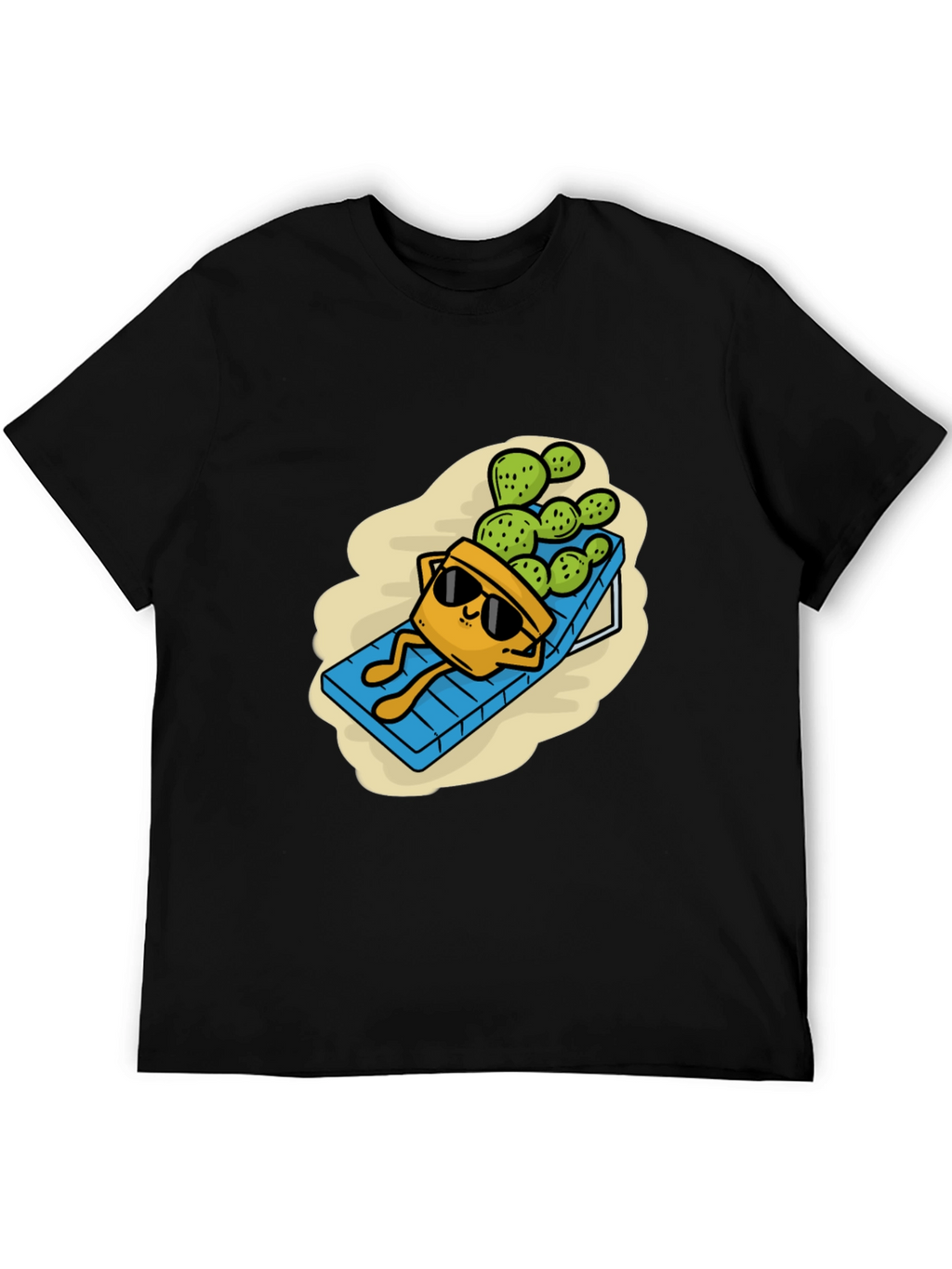 Relaxing Cactus T-Shirt - Funny Graphic Tee