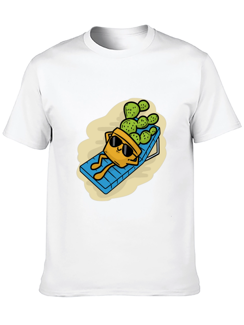 Relaxing Cactus T-Shirt - Funny Graphic Tee
