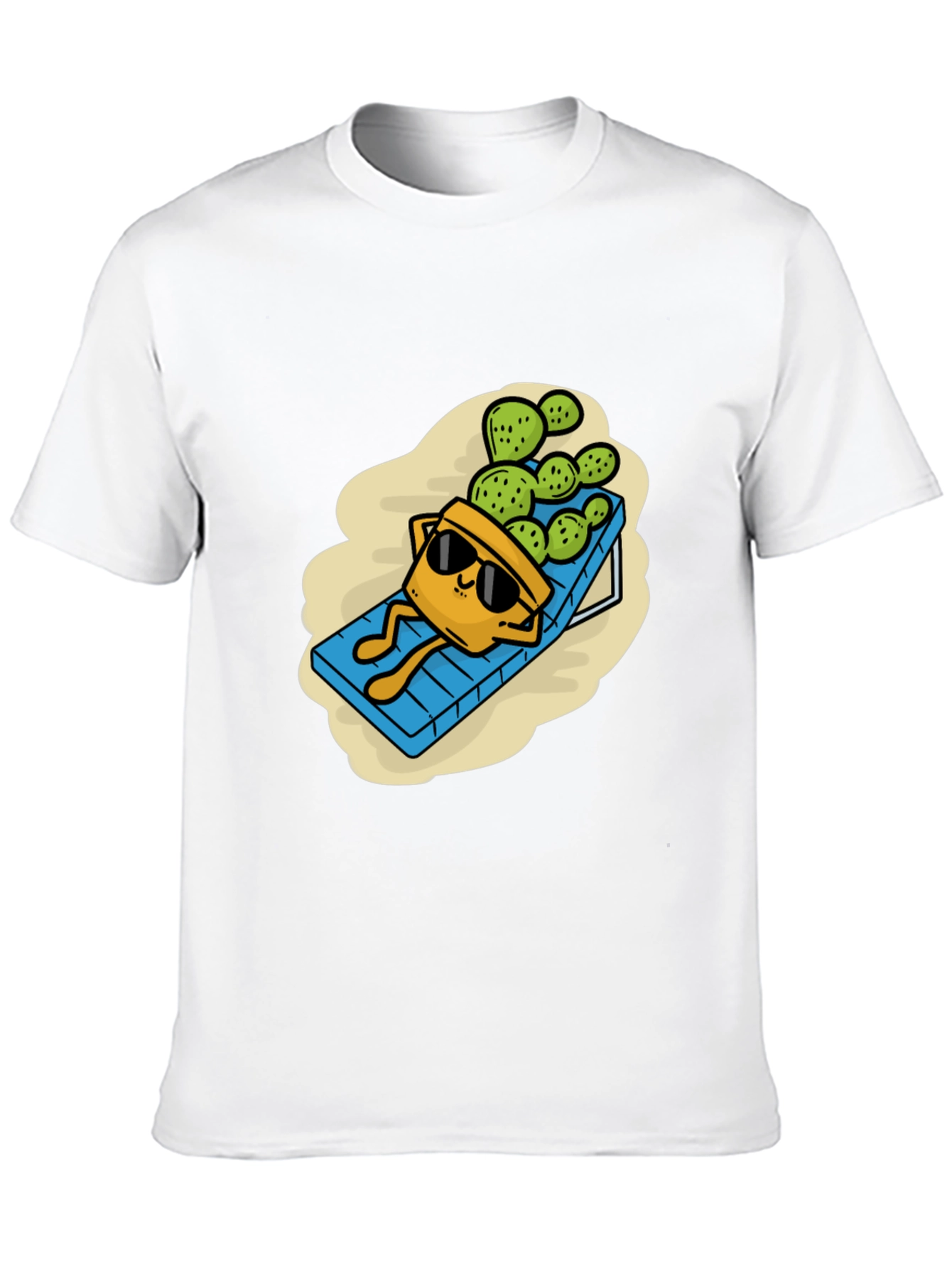 Relaxing Cactus T-Shirt - Funny Graphic Tee