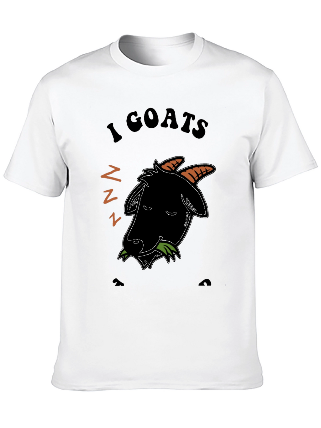 I Love Goats T-Shirt - Black Cotton Blend