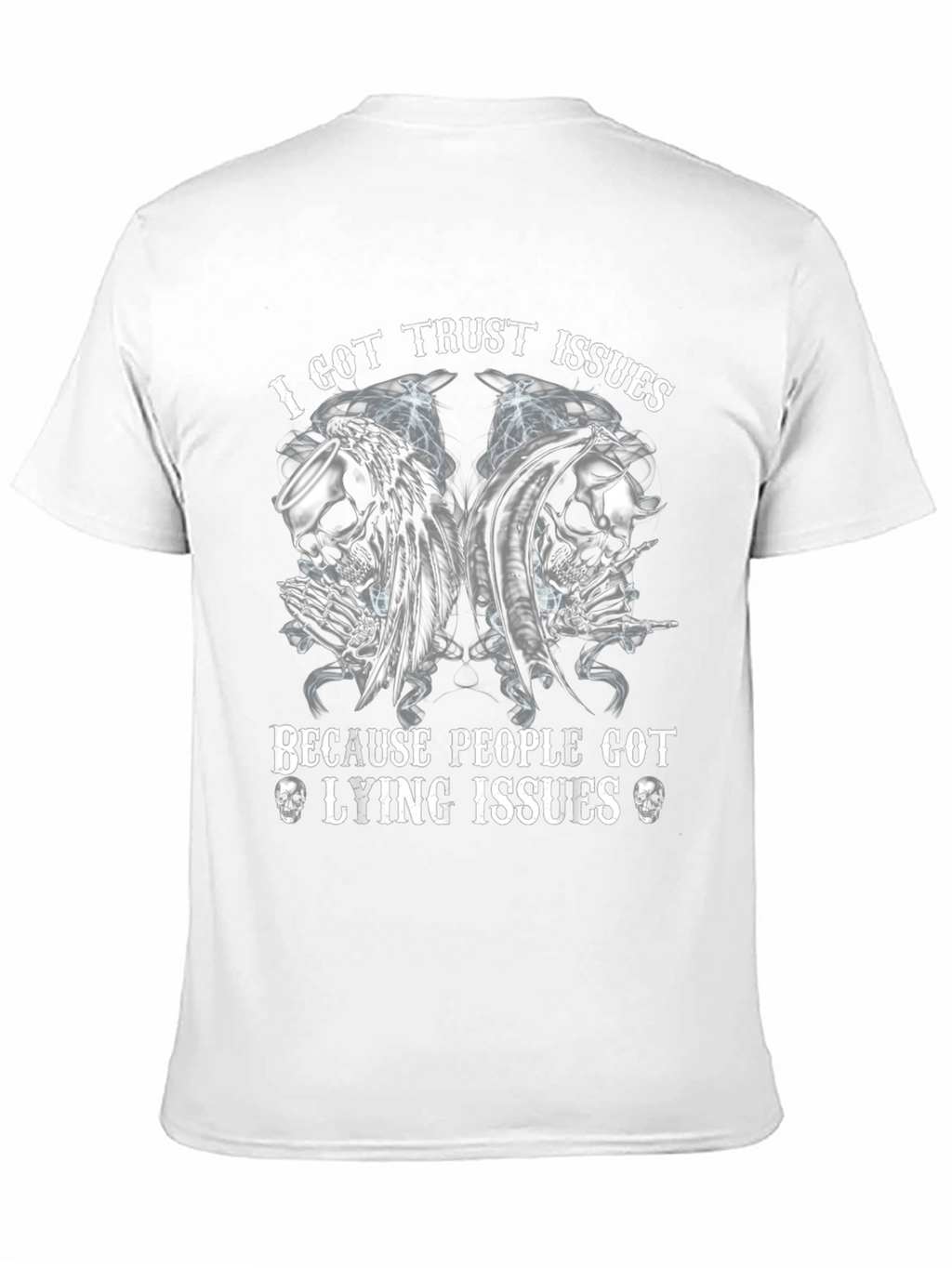 I Got Trust Issues Graphic Tee - Black