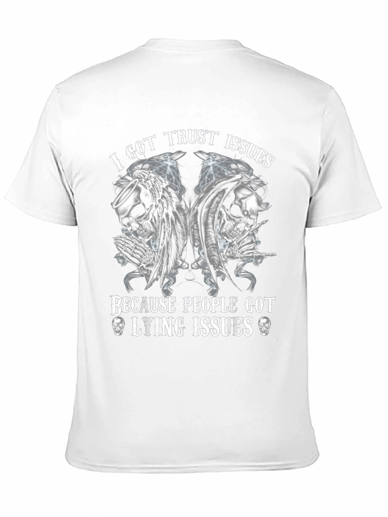 I Got Trust Issues Graphic Tee - Black