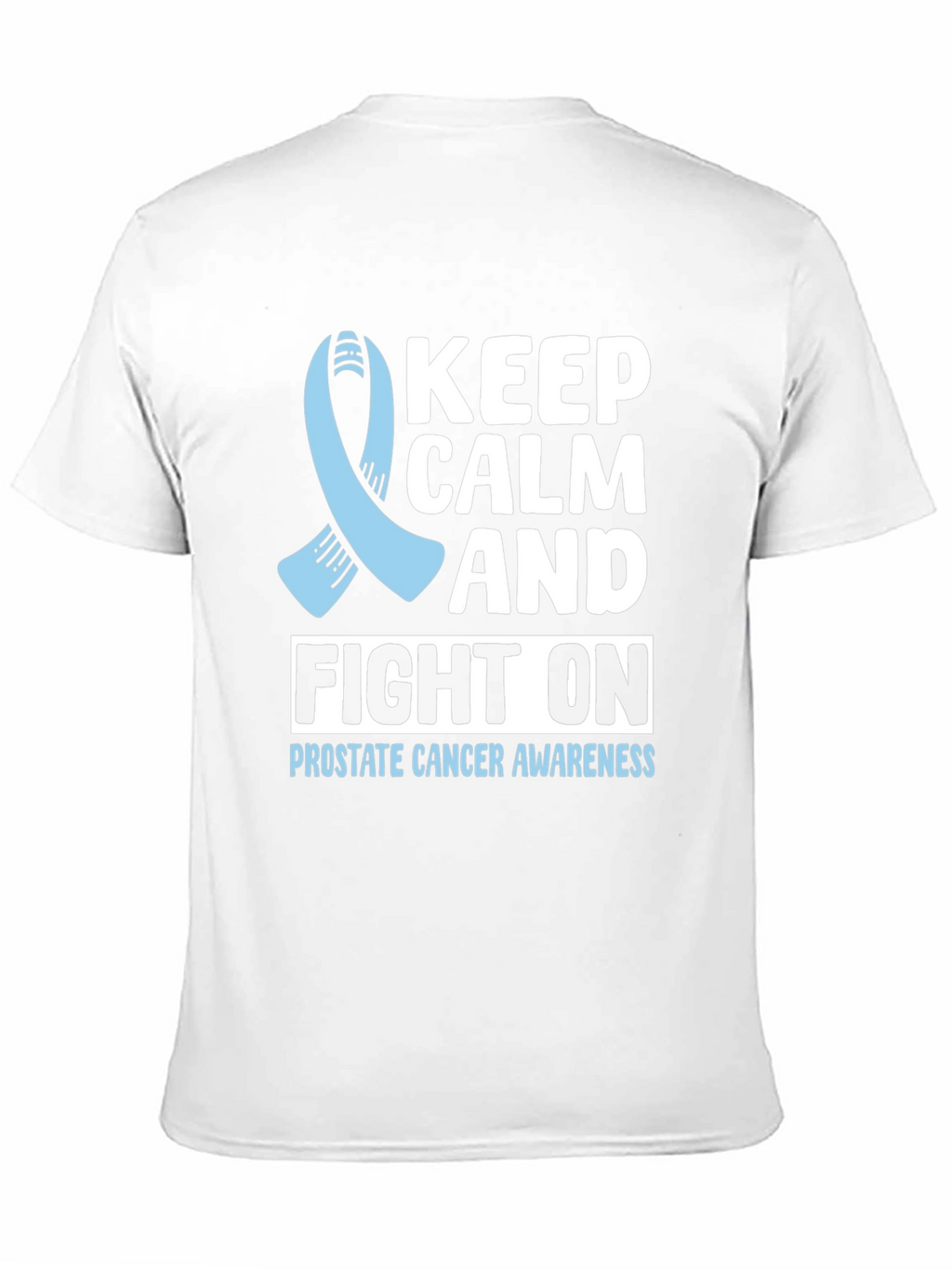 Prostate Cancer Awareness T-Shirt Keep Calm and Fight On