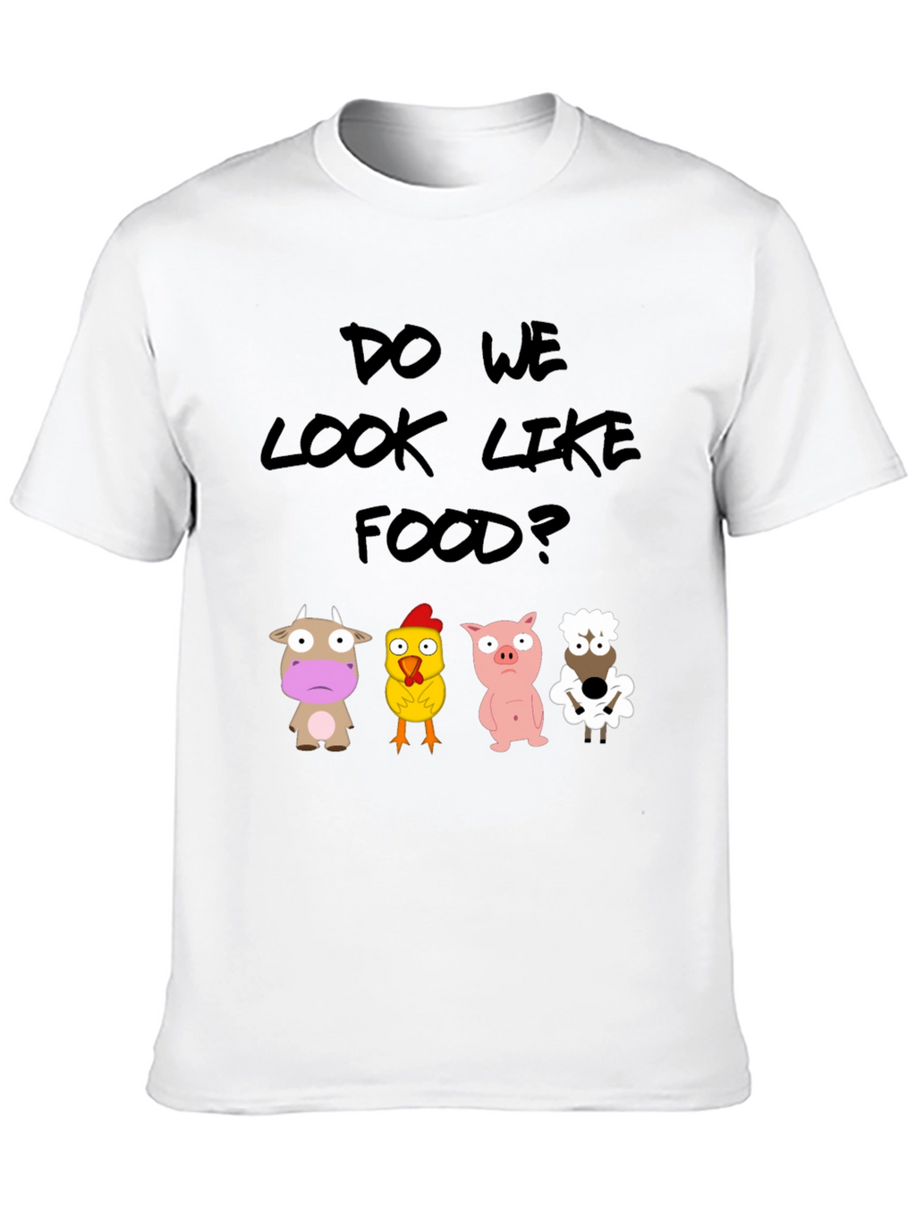 Do We Look Like Food? Novelty T-Shirt