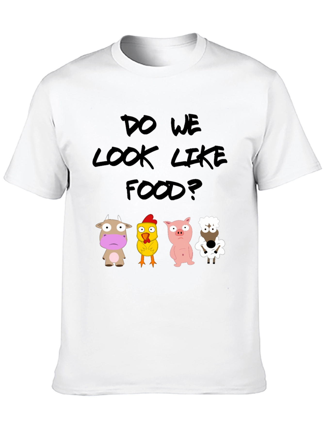 Do We Look Like Food? Novelty T-Shirt