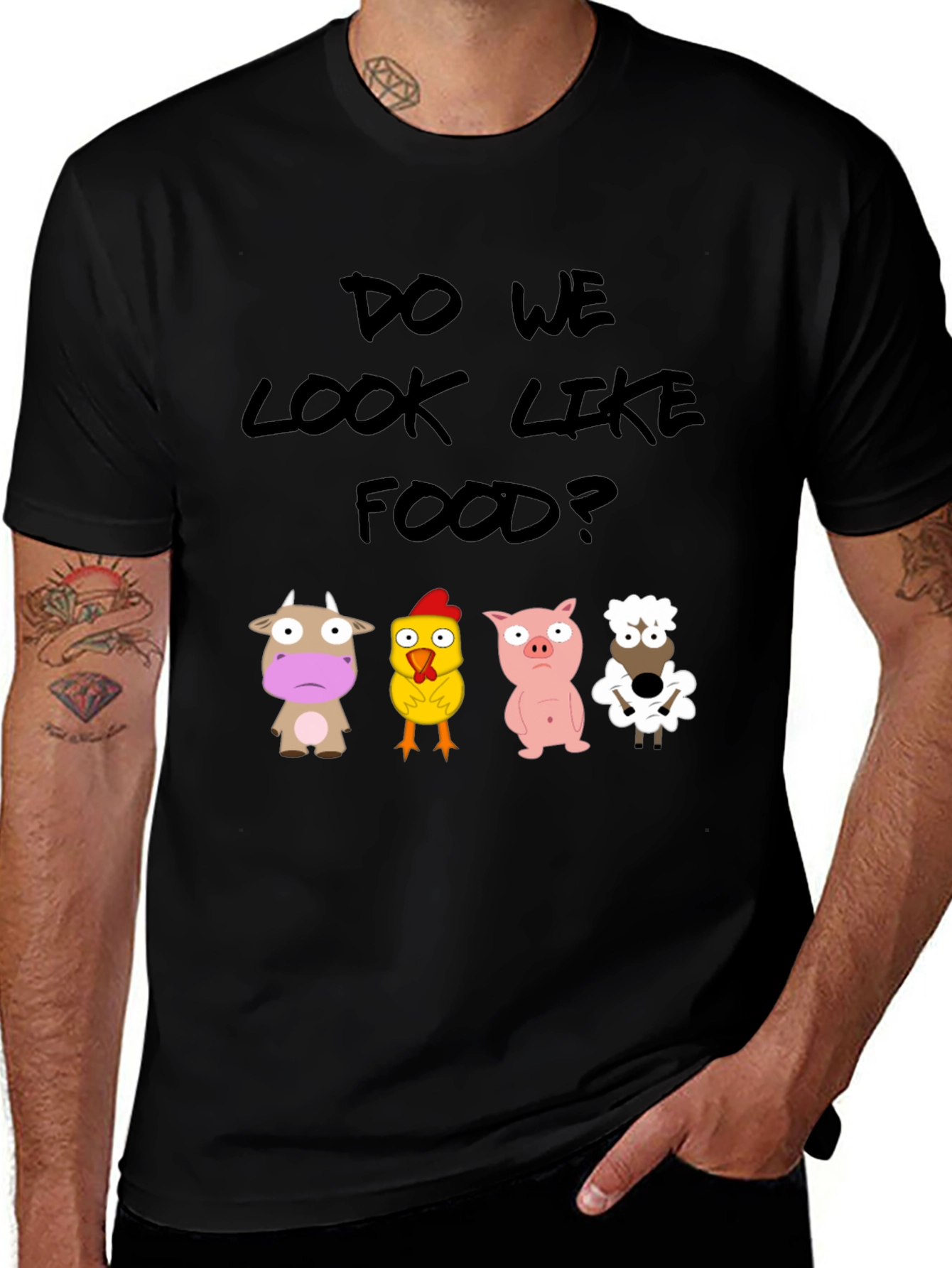 Do We Look Like Food? Novelty T-Shirt