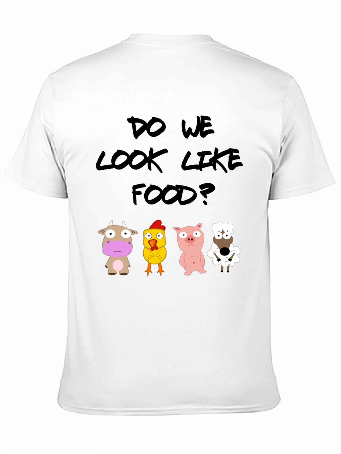 Do We Look Like Food? Novelty T-Shirt