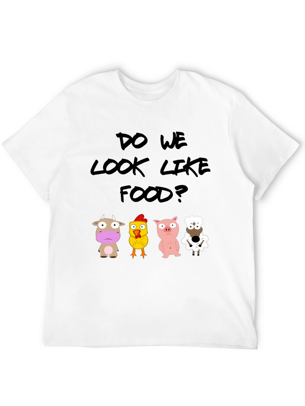 Do We Look Like Food? Novelty T-Shirt