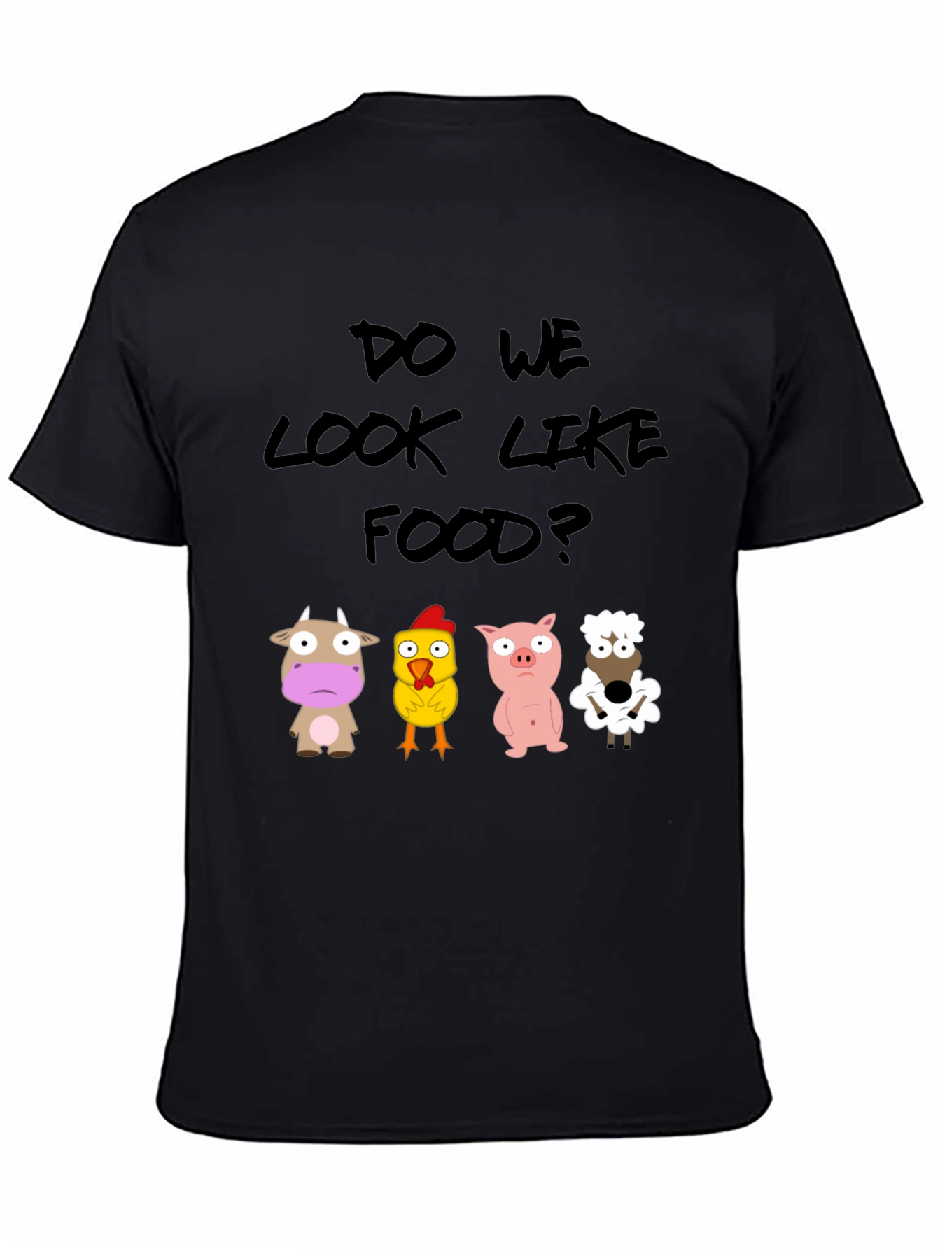 Do We Look Like Food? Novelty T-Shirt