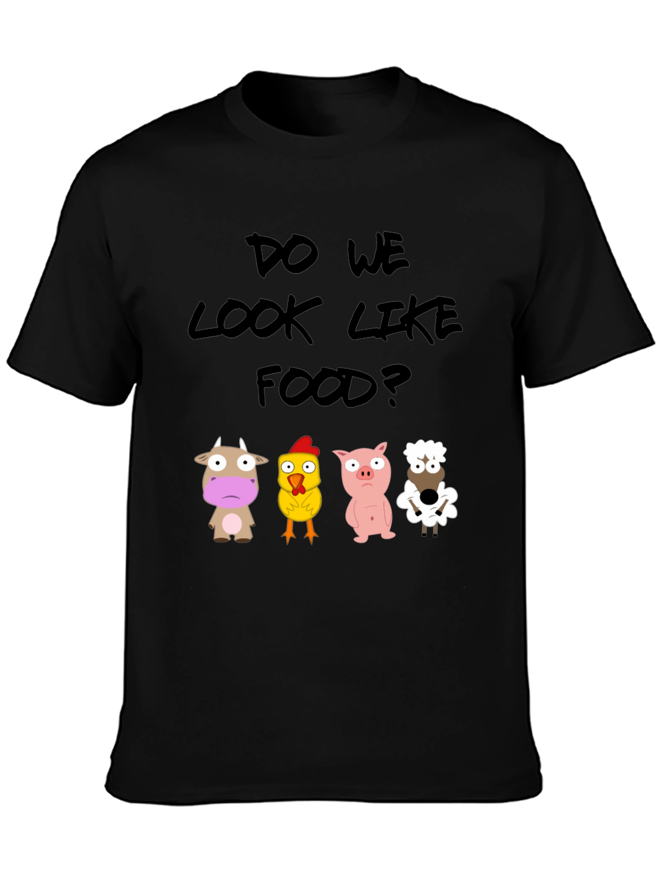 Do We Look Like Food? Novelty T-Shirt