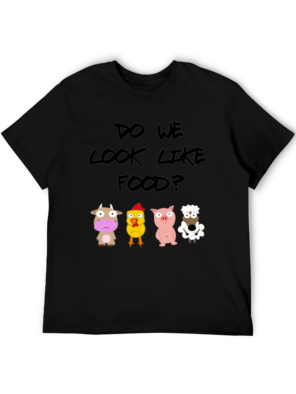 Do We Look Like Food? Novelty T-Shirt