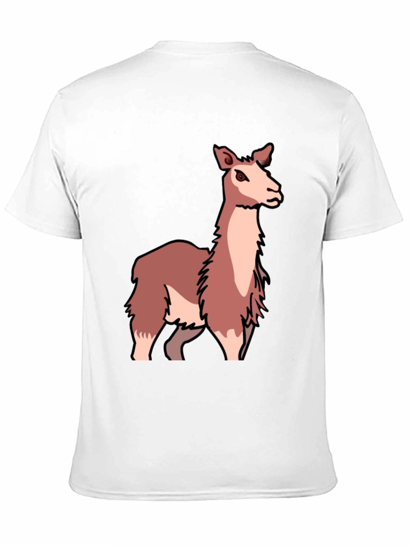 Llama Graphic Tee - Soft & Stylish Black T-Shirt