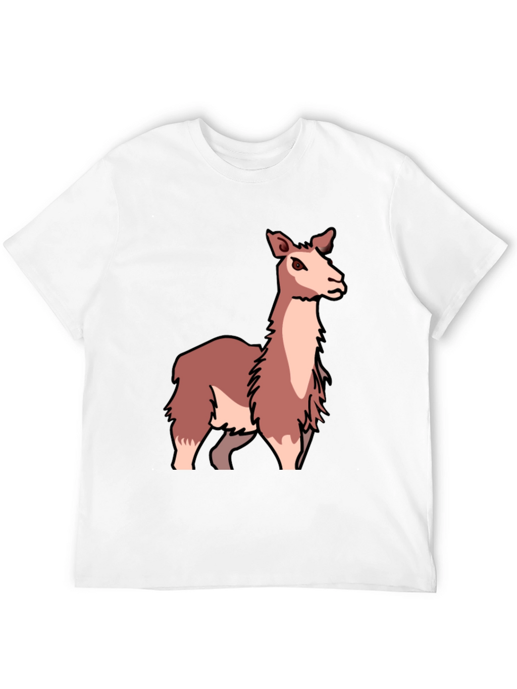 Llama Graphic Tee - Soft & Stylish Black T-Shirt