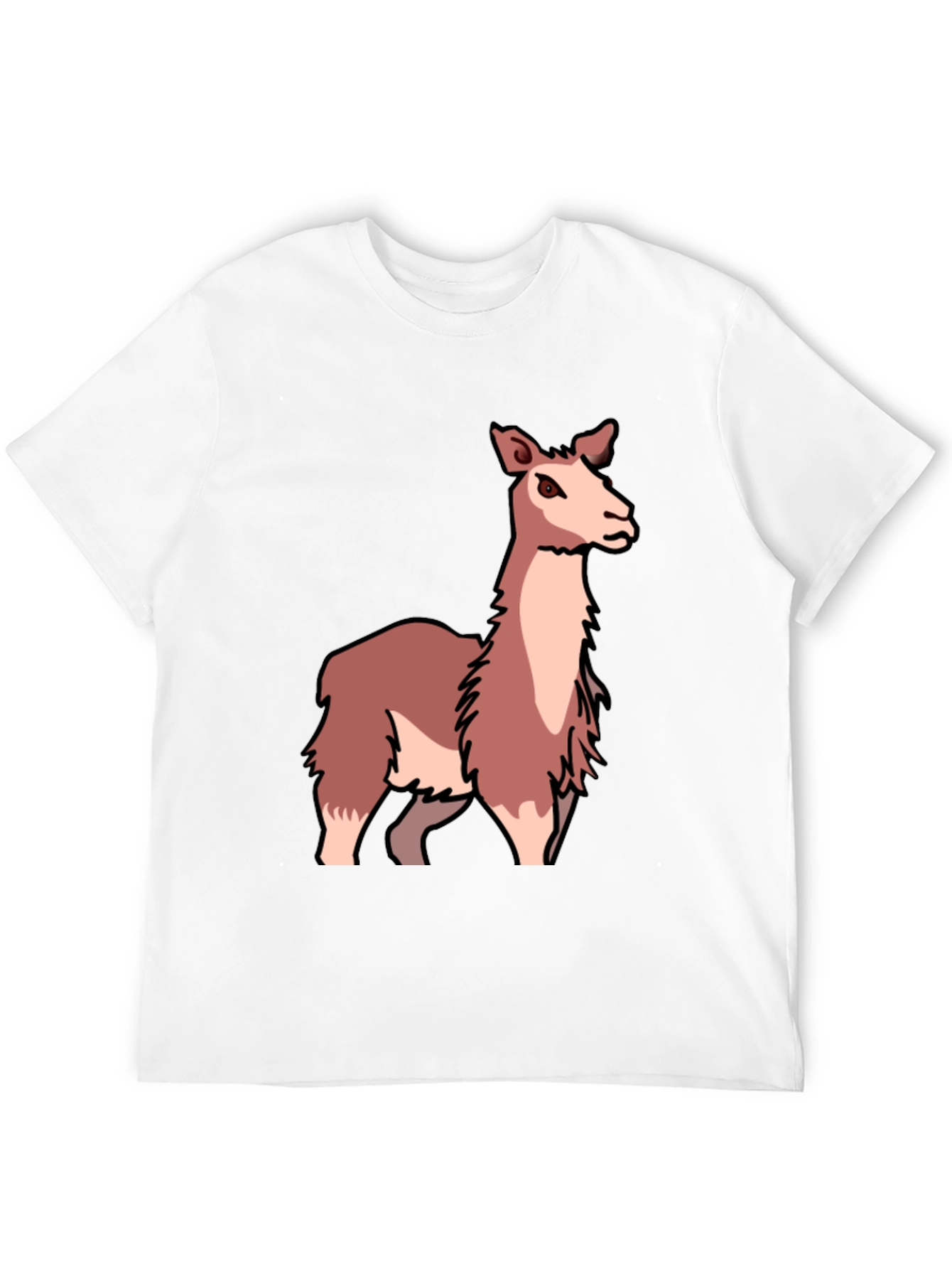 Llama Graphic Tee - Soft & Stylish Black T-Shirt
