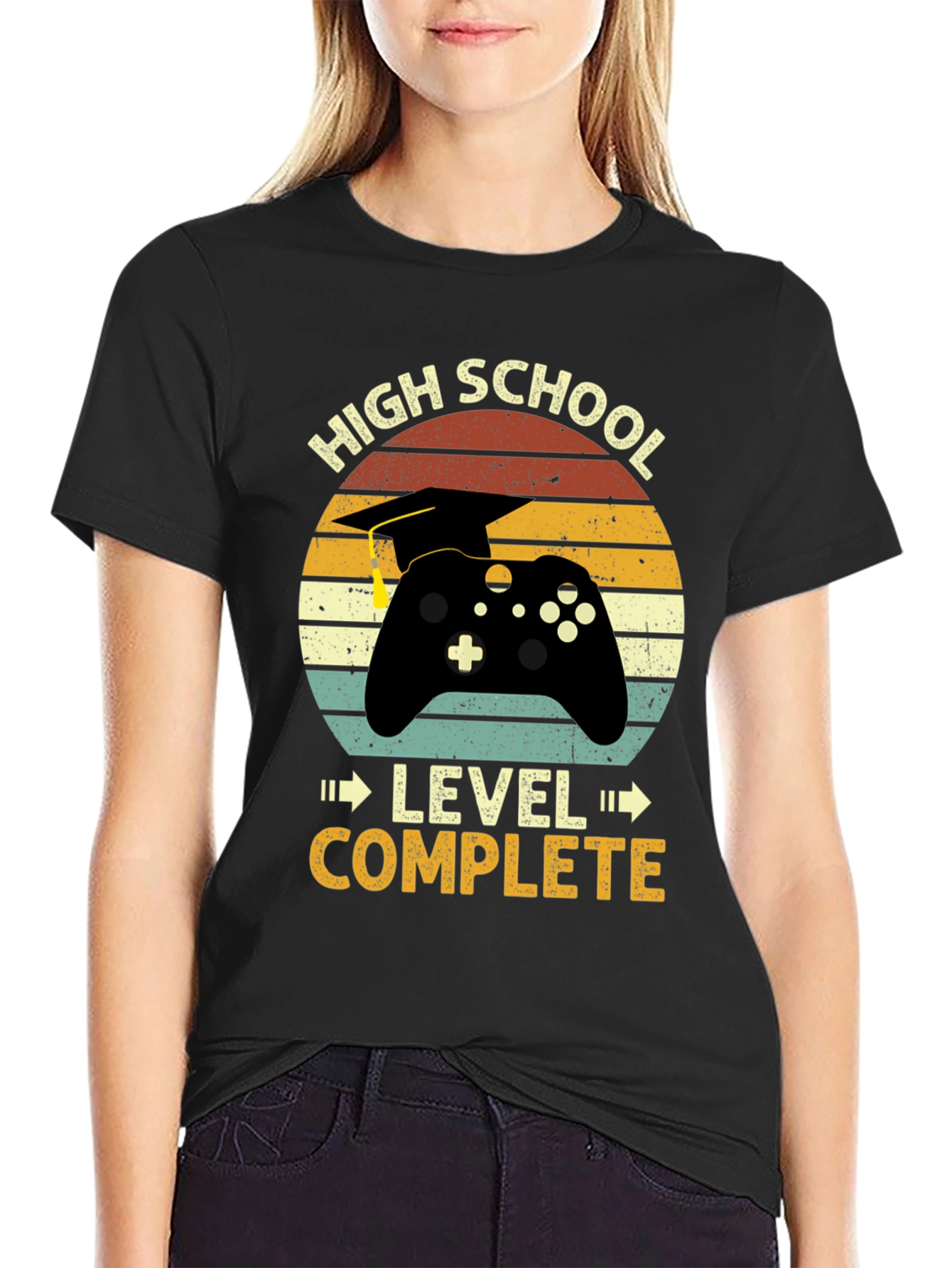 High School Gamer Graduation T-Shirt