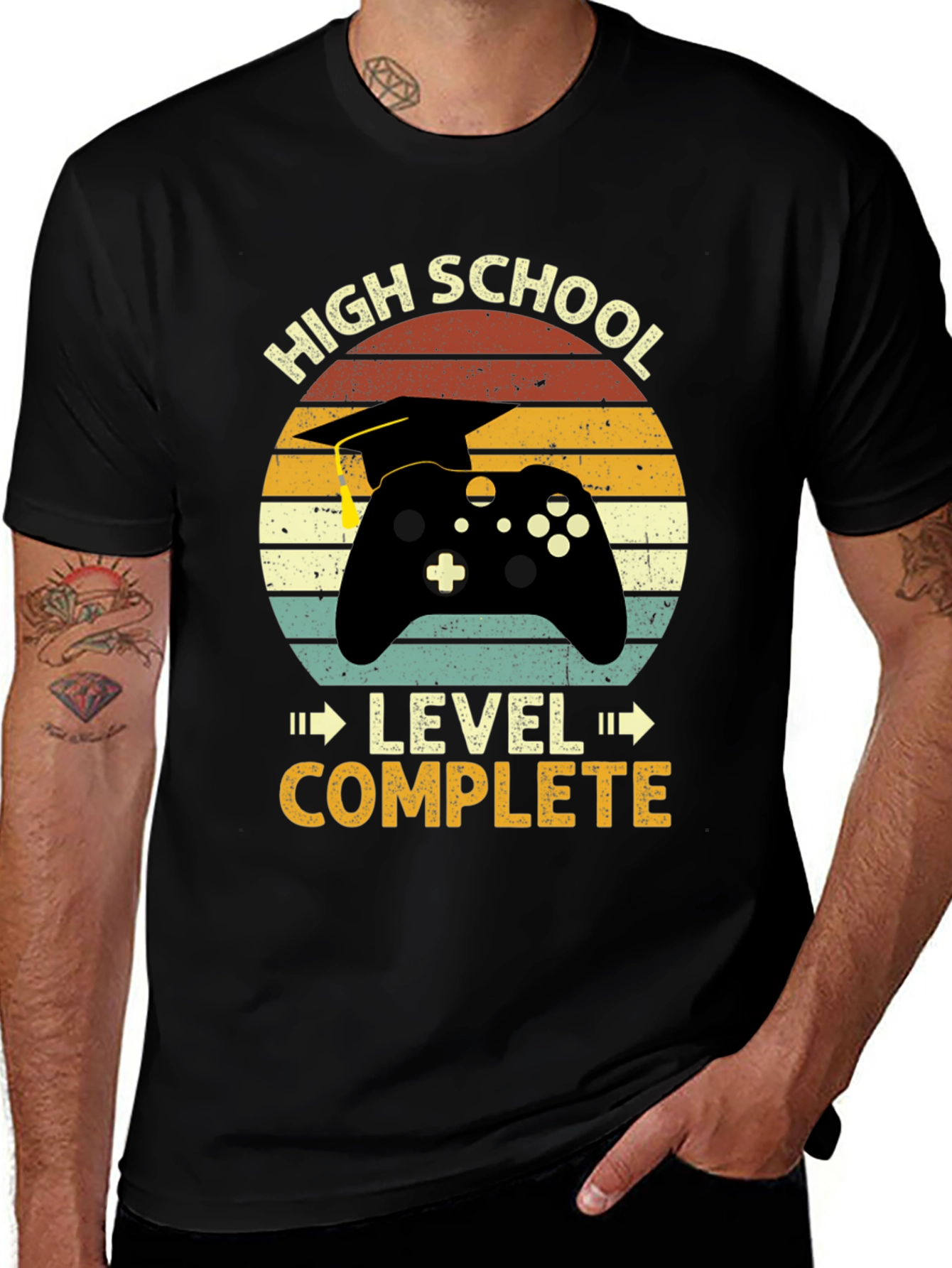 High School Gamer Graduation T-Shirt