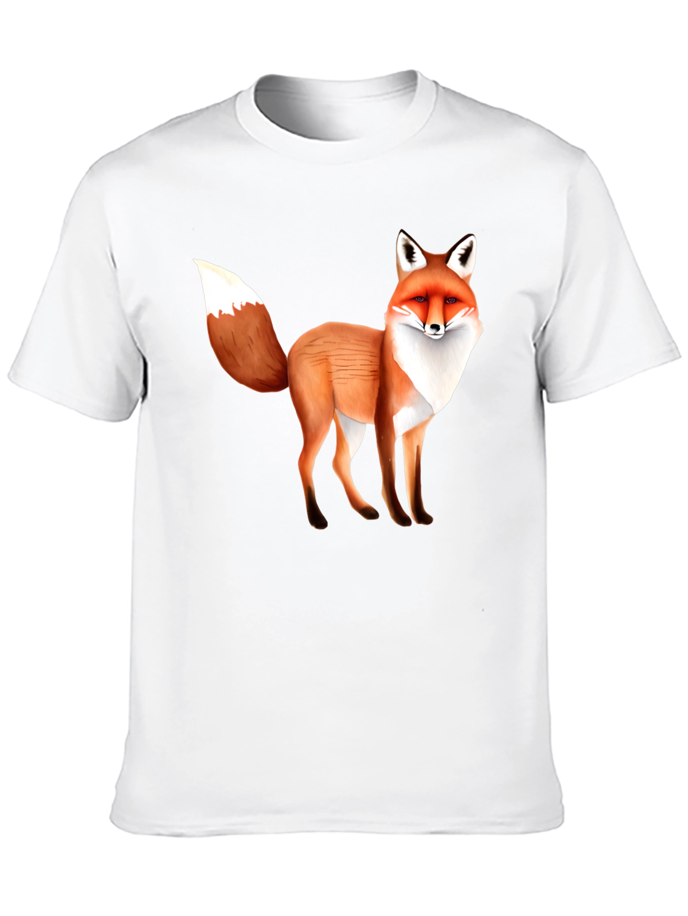 Fox Graphic T-Shirt - Unisex Black Tee