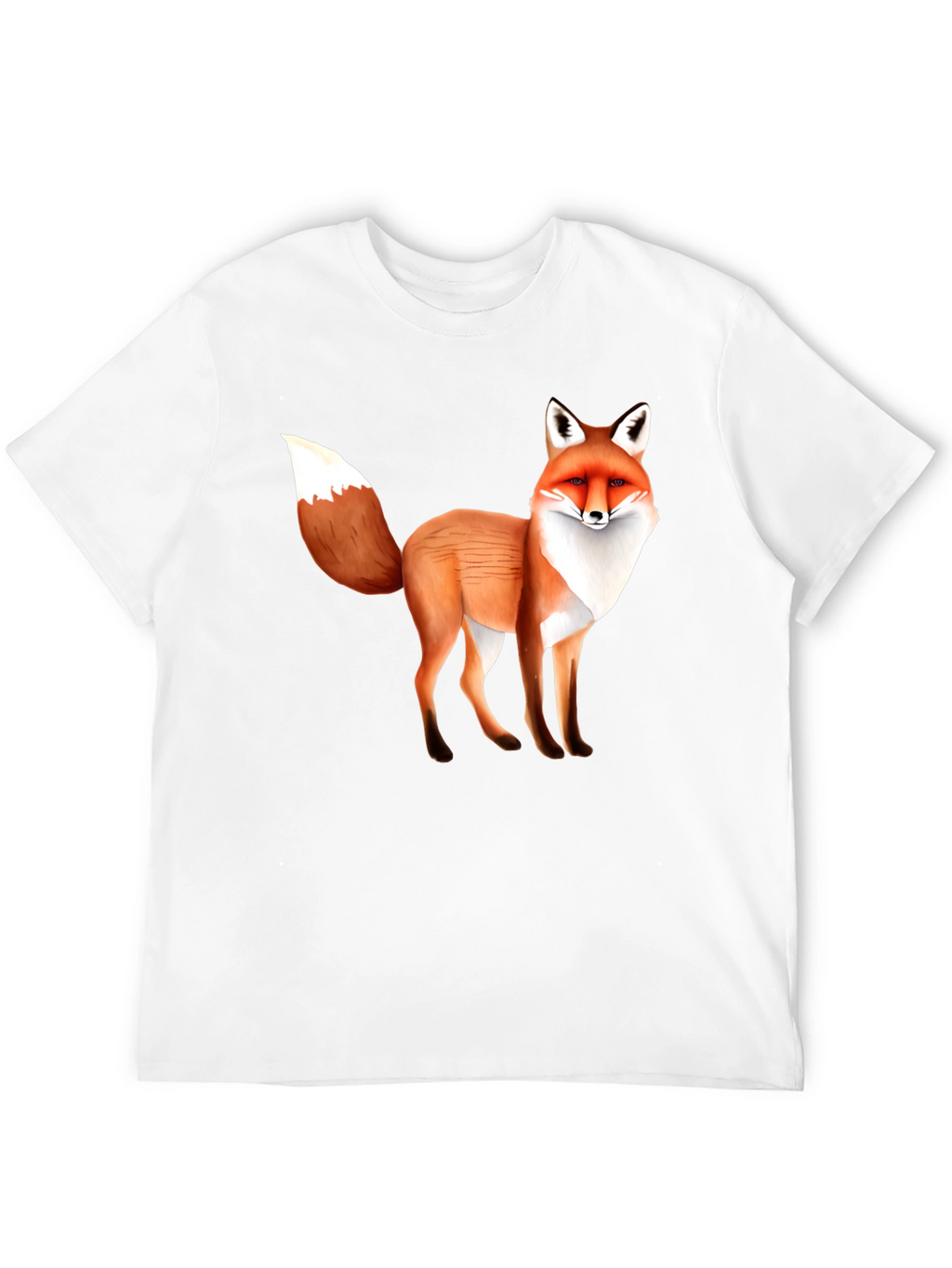 Fox Graphic T-Shirt - Unisex Black Tee
