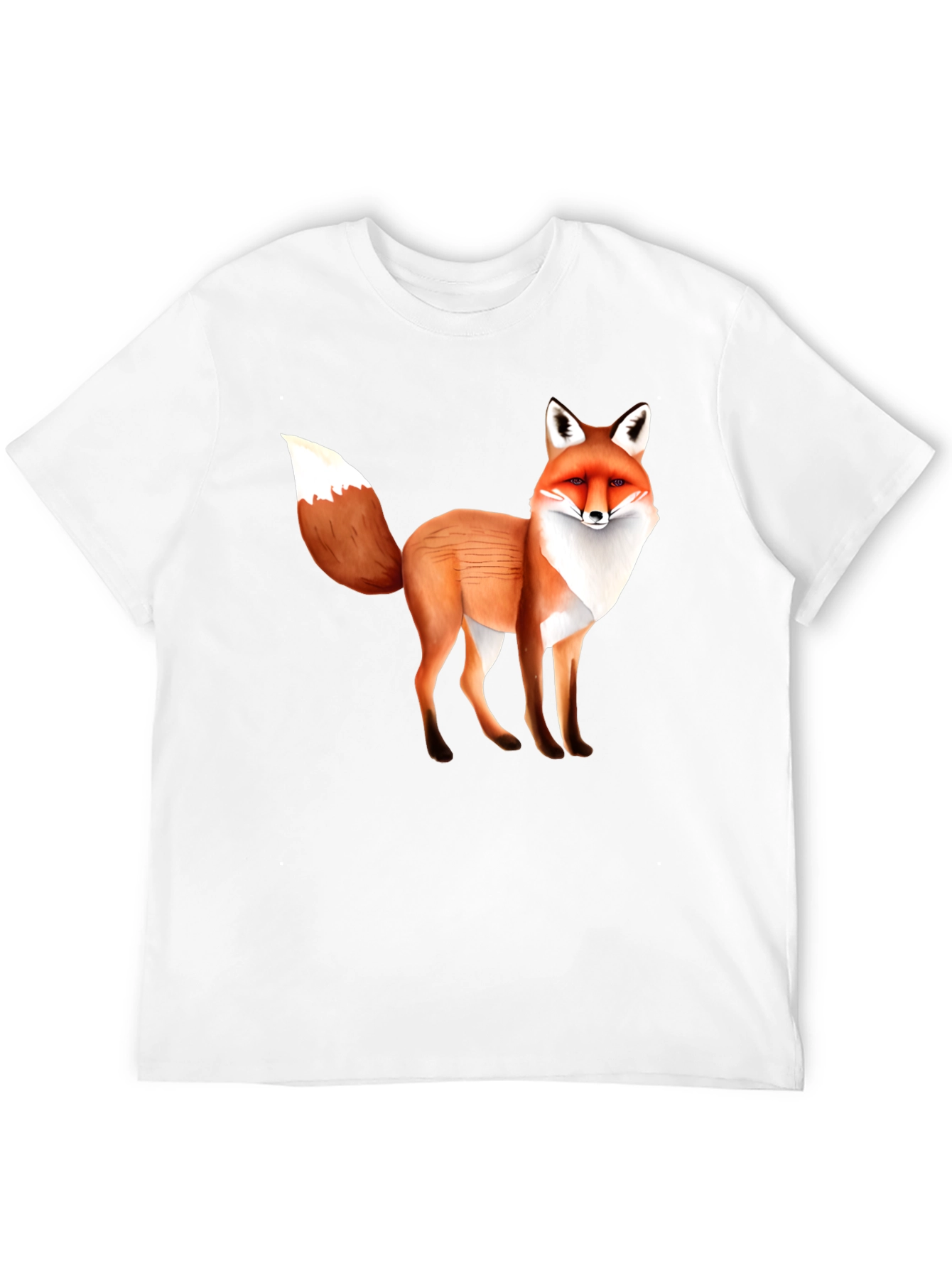 Fox Graphic T-Shirt - Unisex Black Tee