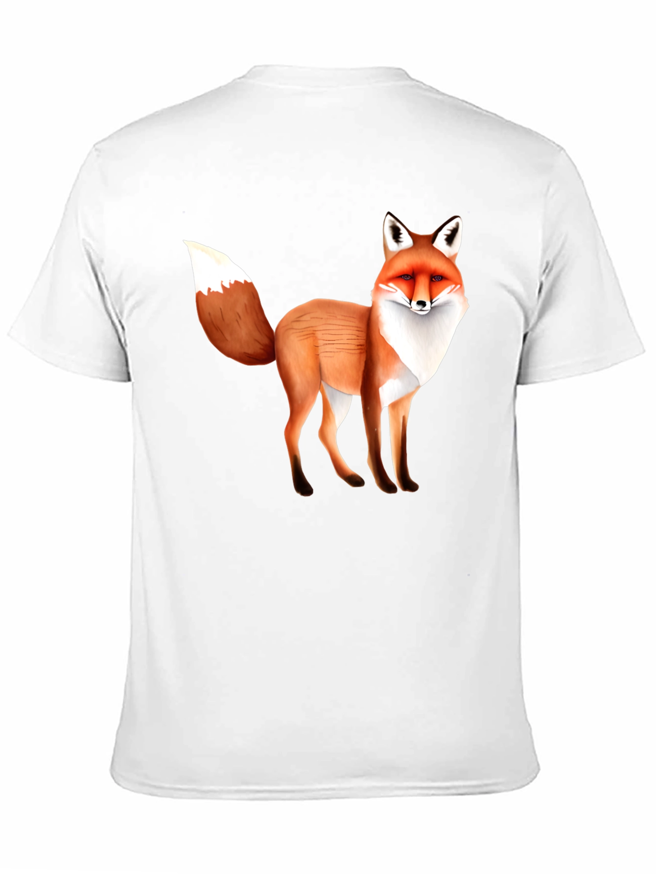 Fox Graphic T-Shirt - Unisex Black Tee