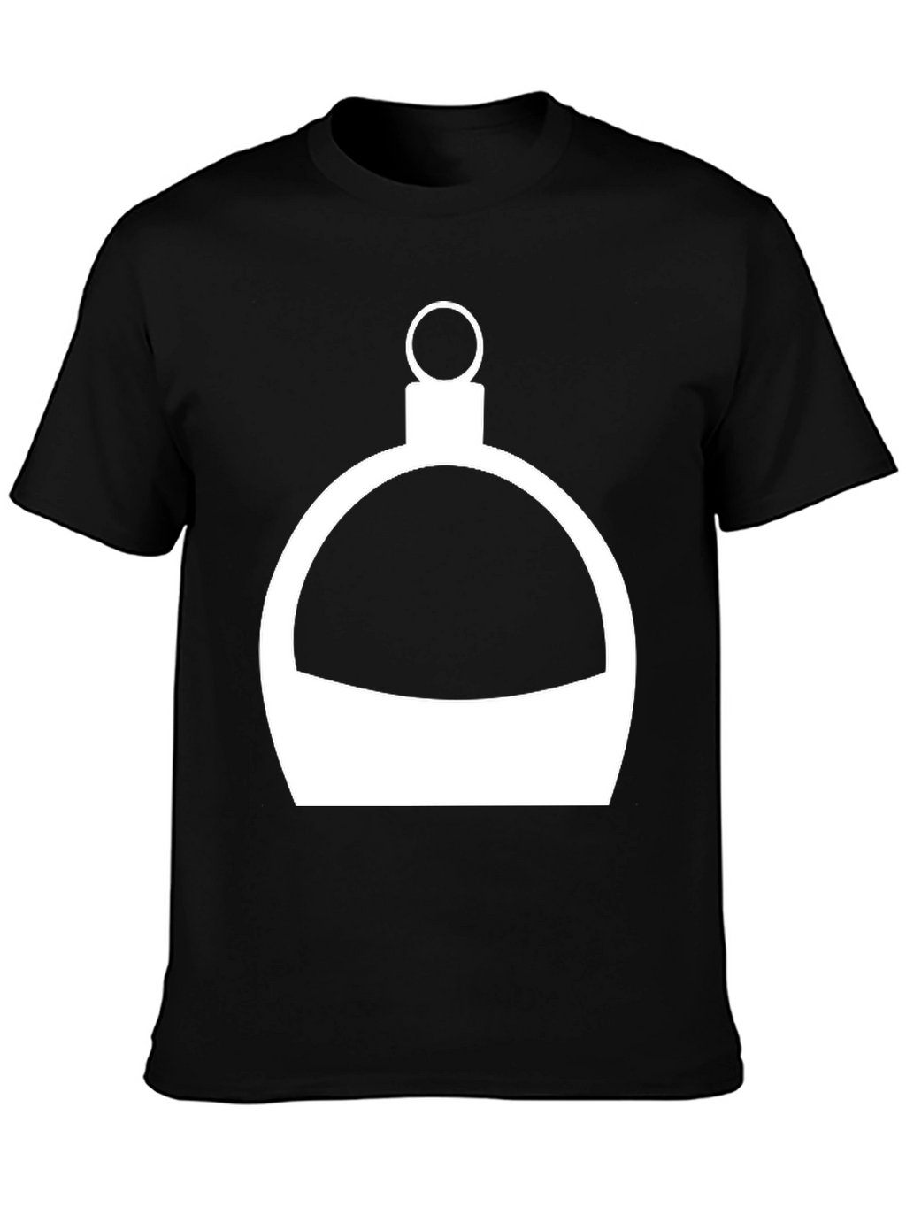 Minimalist Flask Graphic Tee - Black