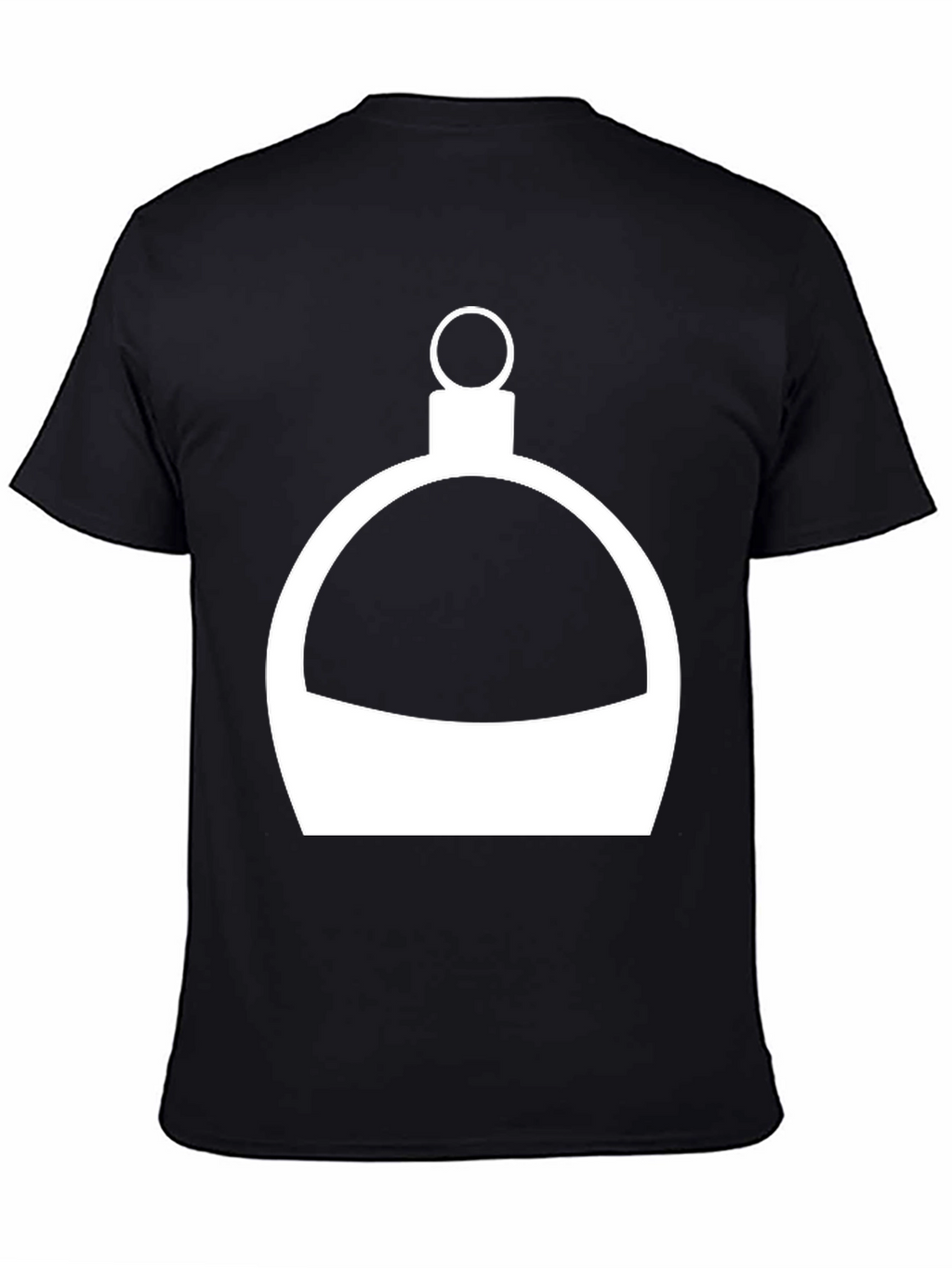Minimalist Flask Graphic Tee - Black