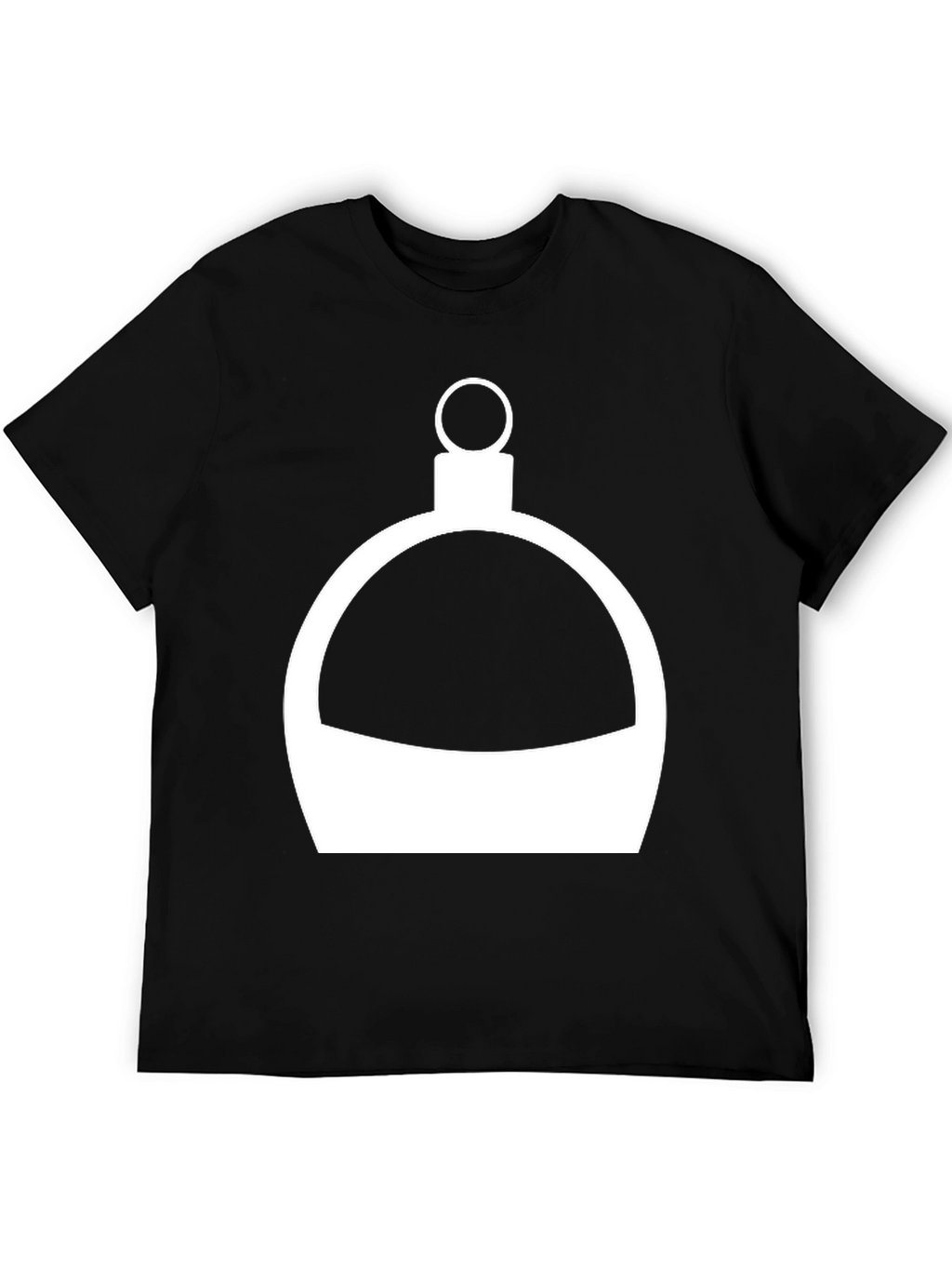 Minimalist Flask Graphic Tee - Black